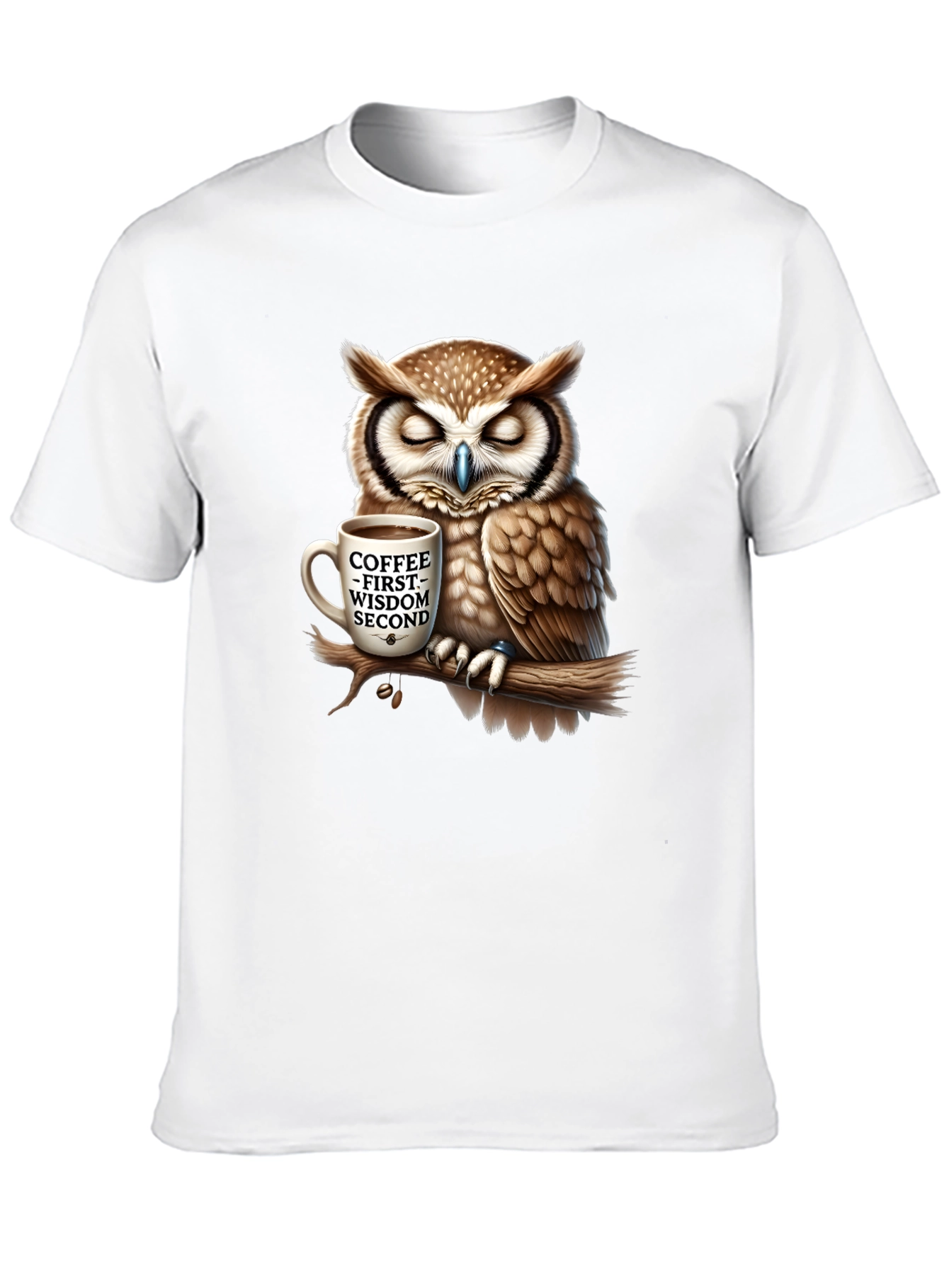 Black Owl Coffee Wisdom Graphic Tee view 10