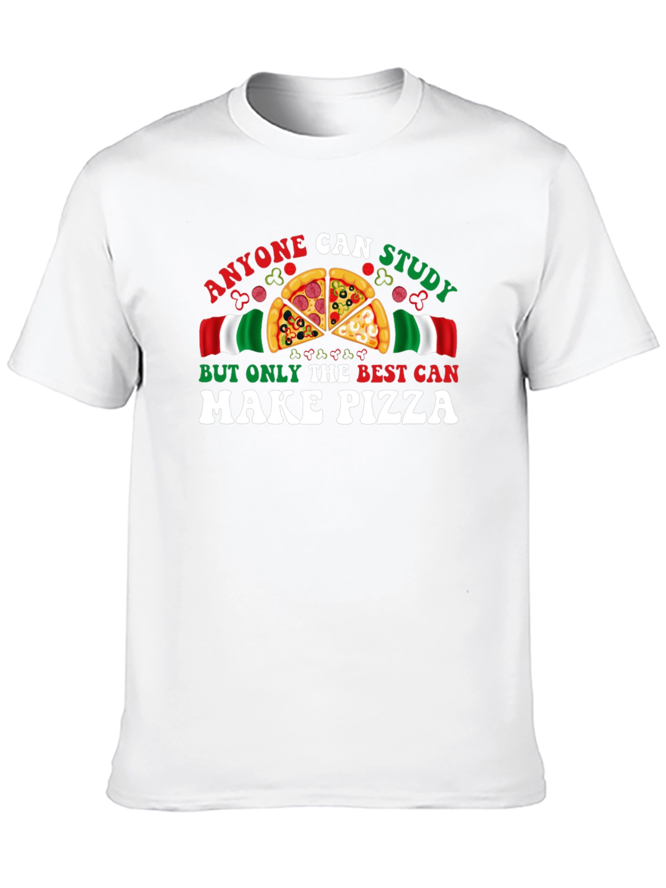 Black Anyone Can Study, But Only The Best Can Make Pizza T-Shirt view 10