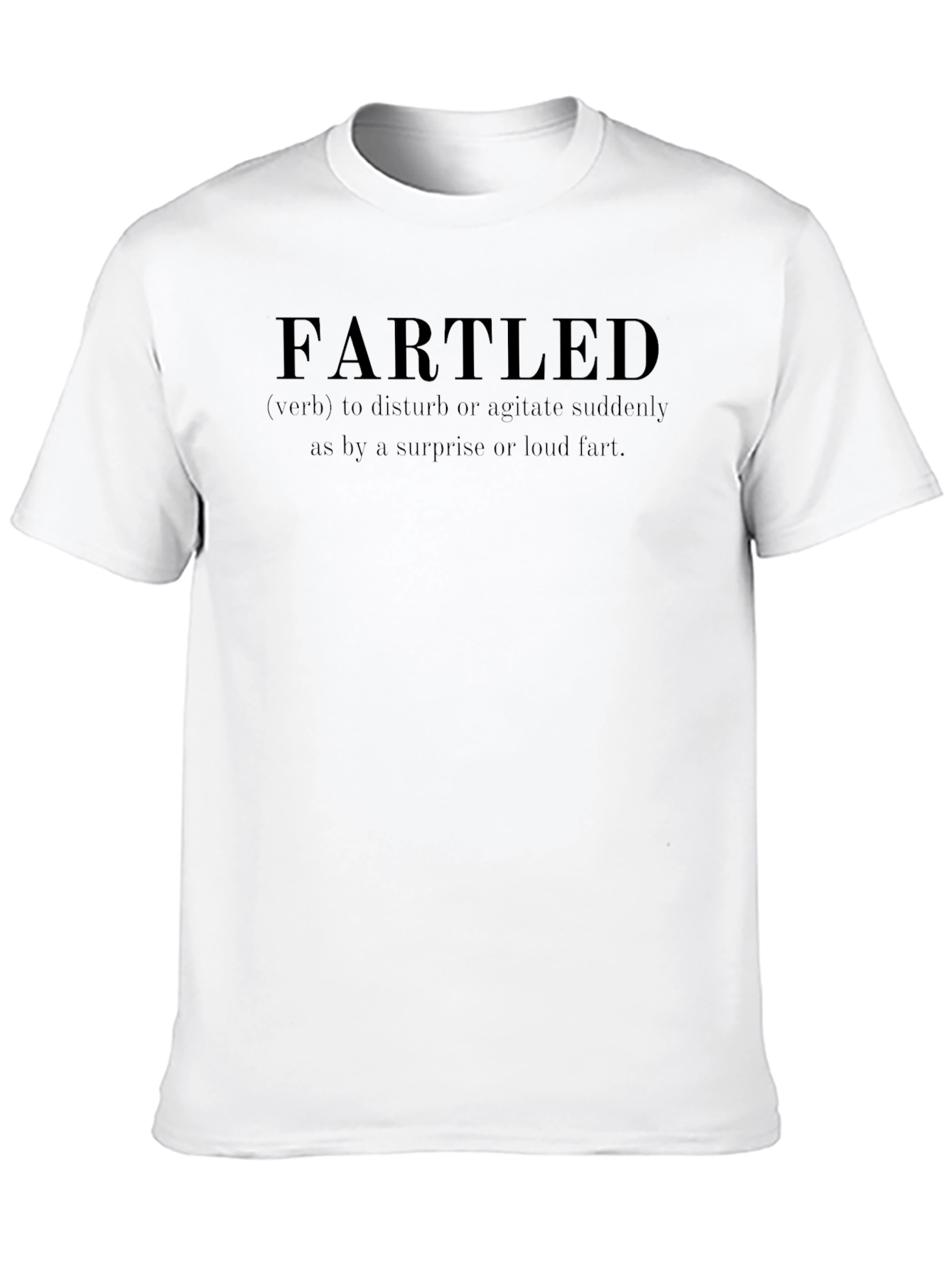 Black FARTLED Definition T-Shirt - Funny Novelty Tee view 10