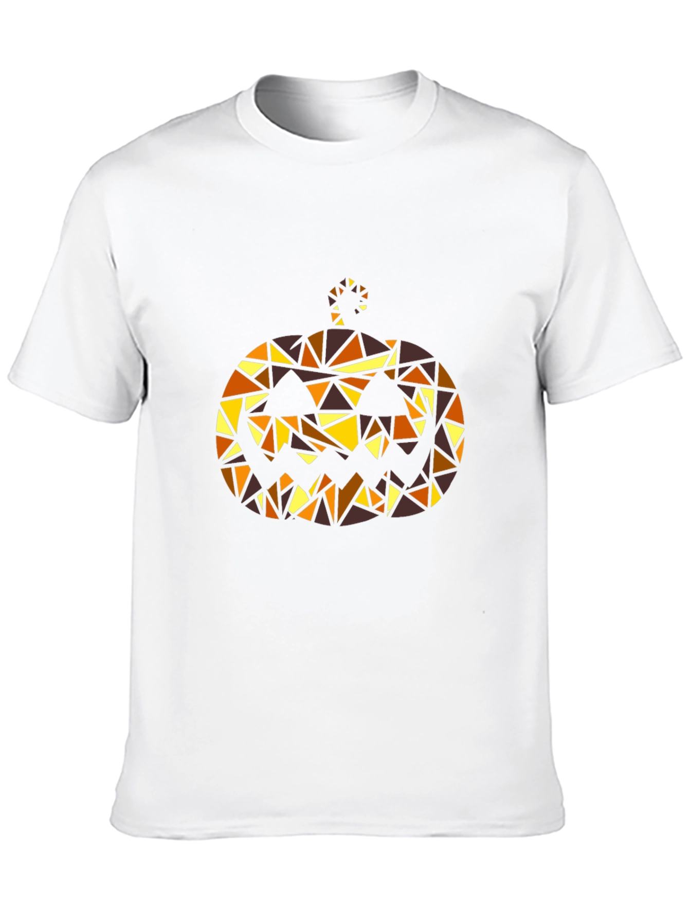Black Geometric Pumpkin T-Shirt view 10