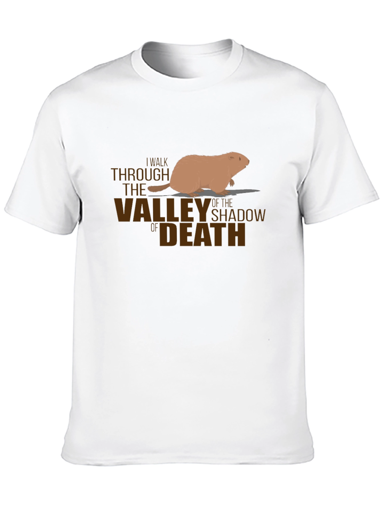 Black I Walk Through The Valley Of The Shadow Of Death T-Shirt view 10