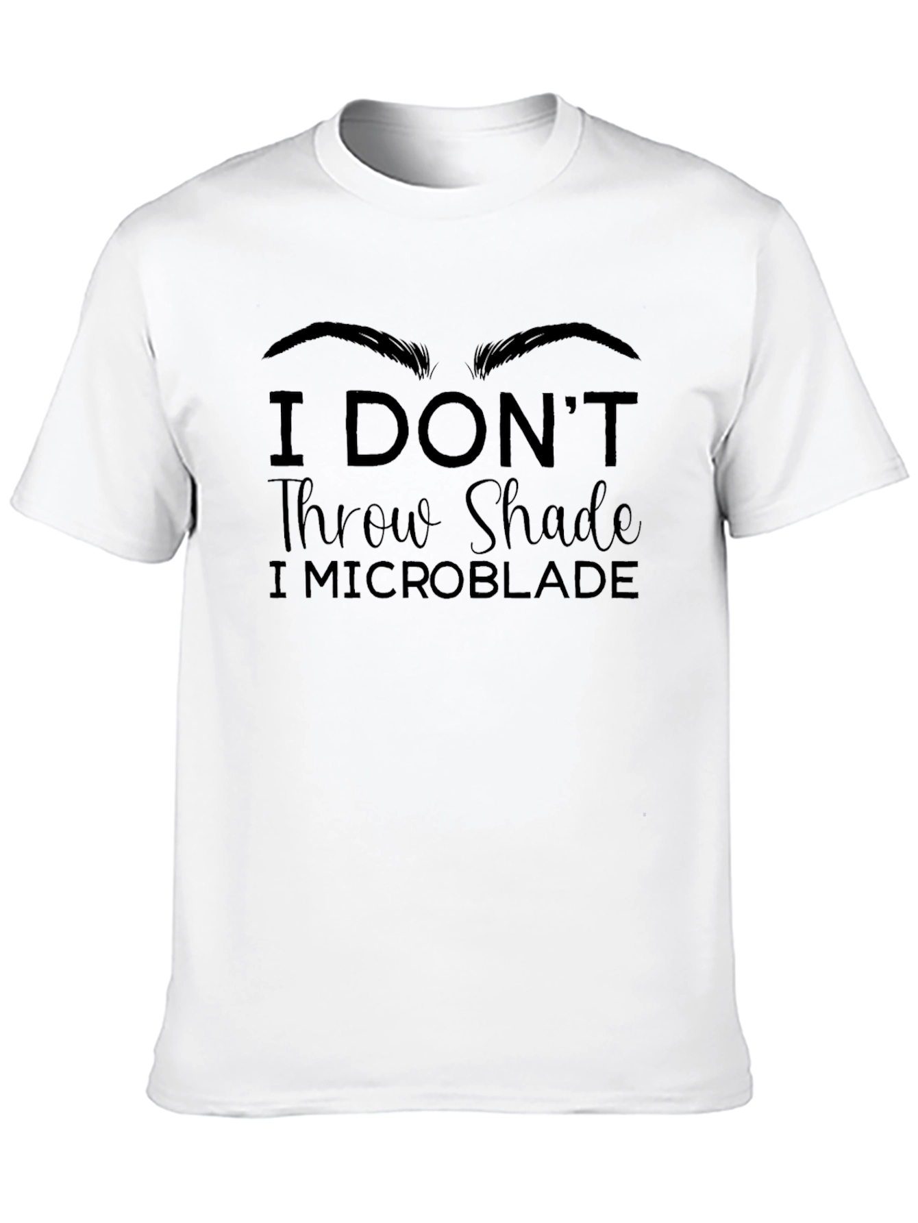 Black I Microblade Graphic Tee - Unisex Fashion T-Shirt view 10