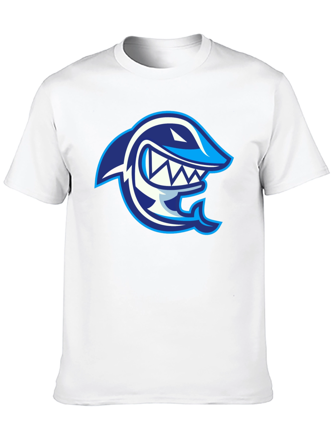 Black Cool Shark Graphic T-Shirt - Black view 10