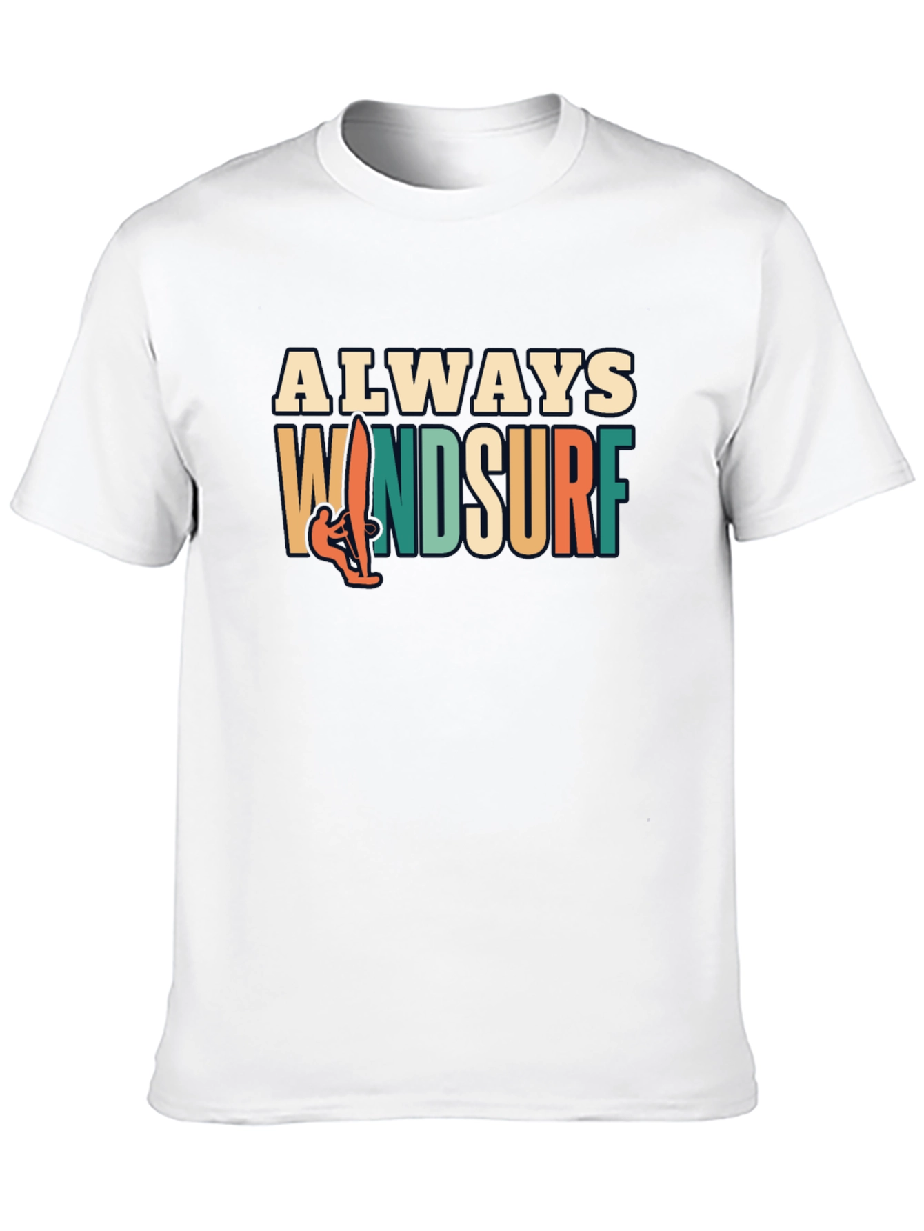 Black Always Windsurf T-Shirt view 10