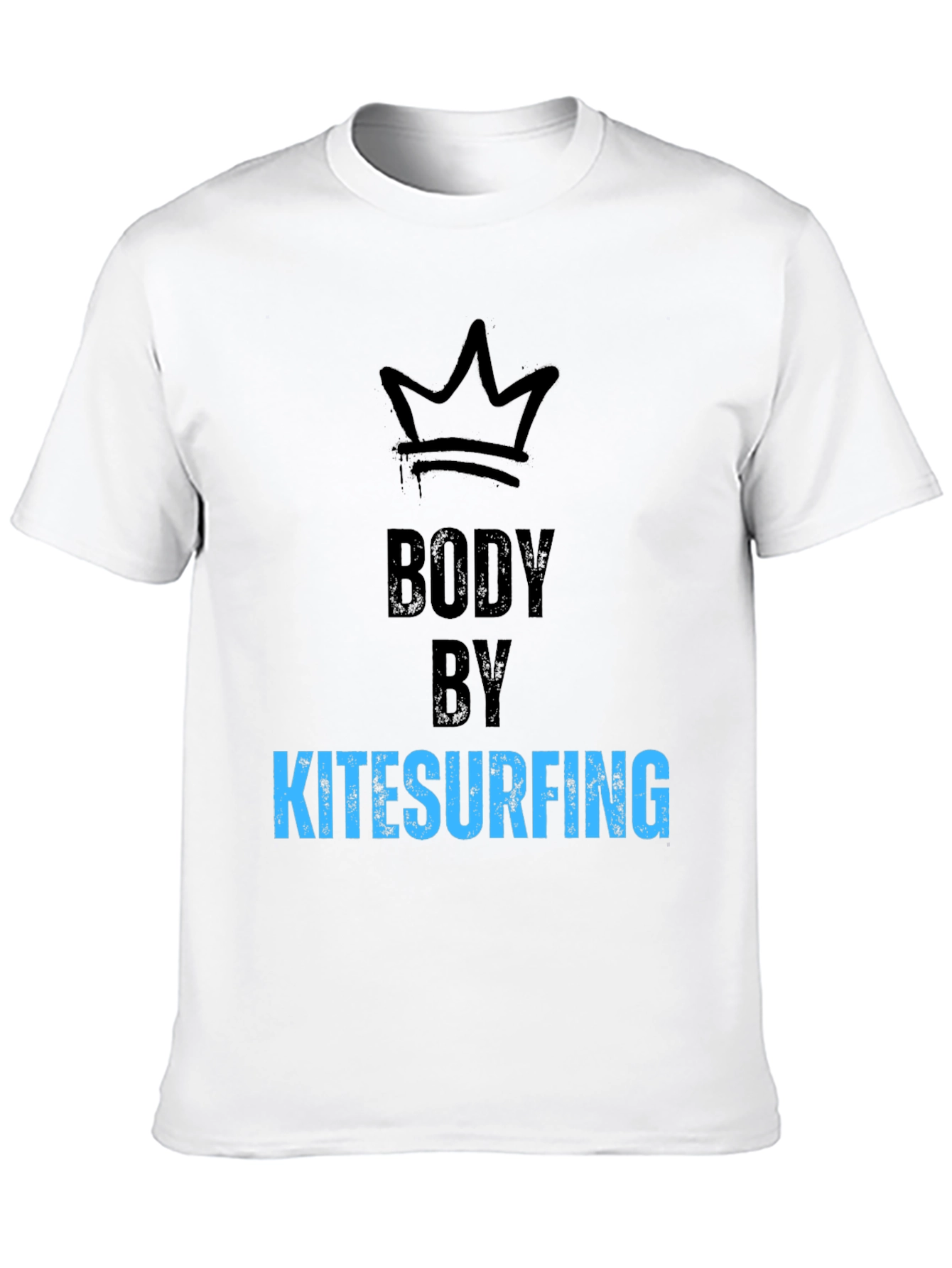 Black Body By Kitesurfing Black T-Shirt view 10