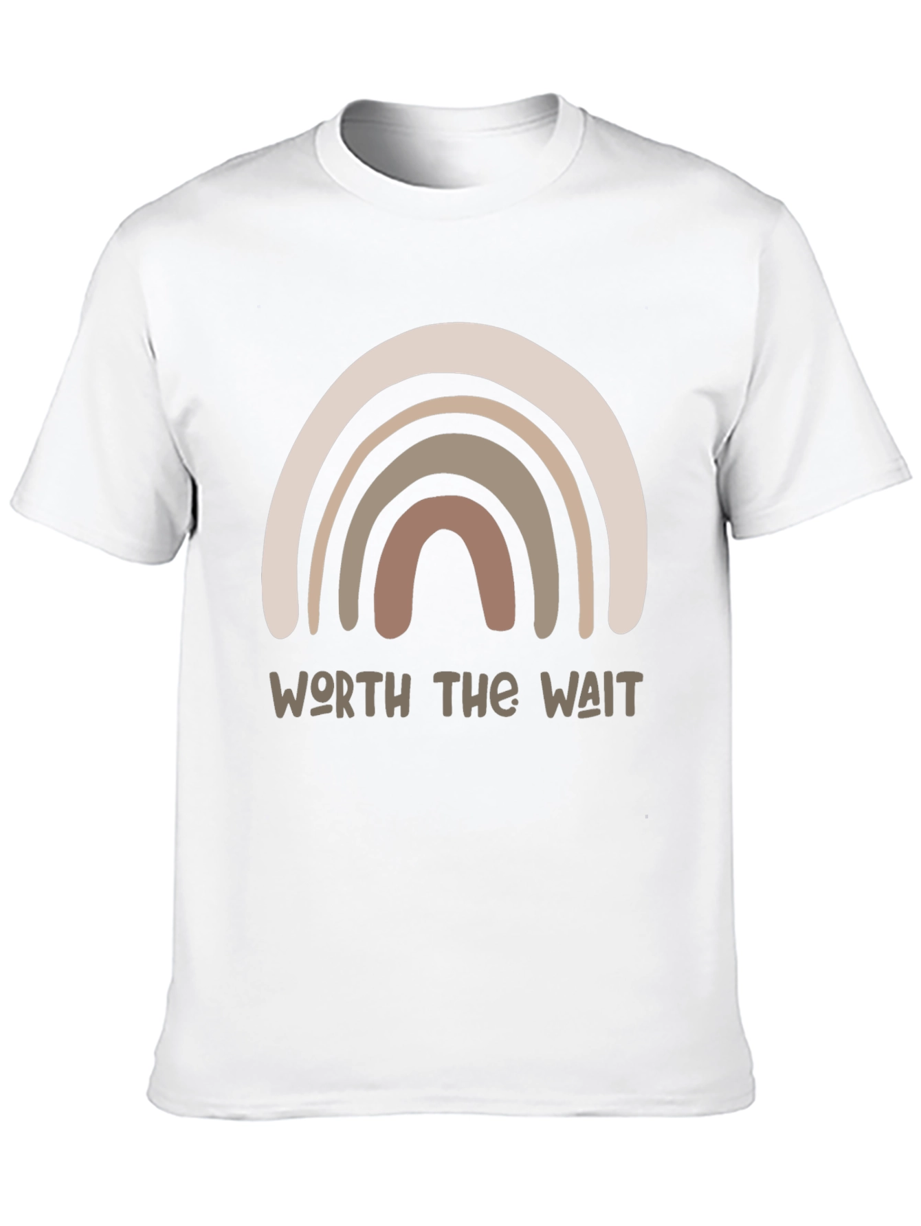 Black Worth the Wait Rainbow Graphic Tee - Unisex view 10