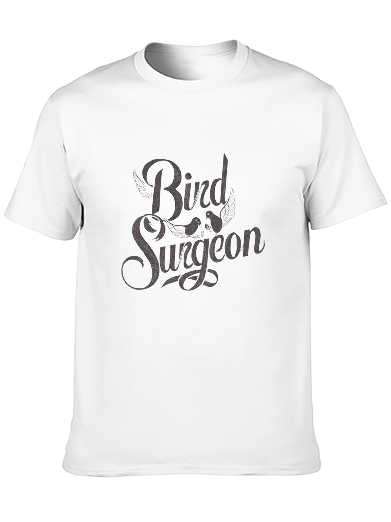 Black Bird Surgeon T-Shirt - Quirky Graphic Tee view 10
