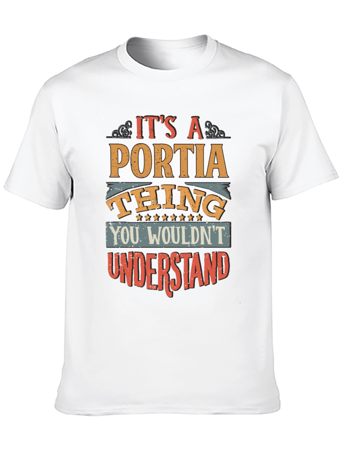 Black It's a Portia Thing T-Shirt view 10