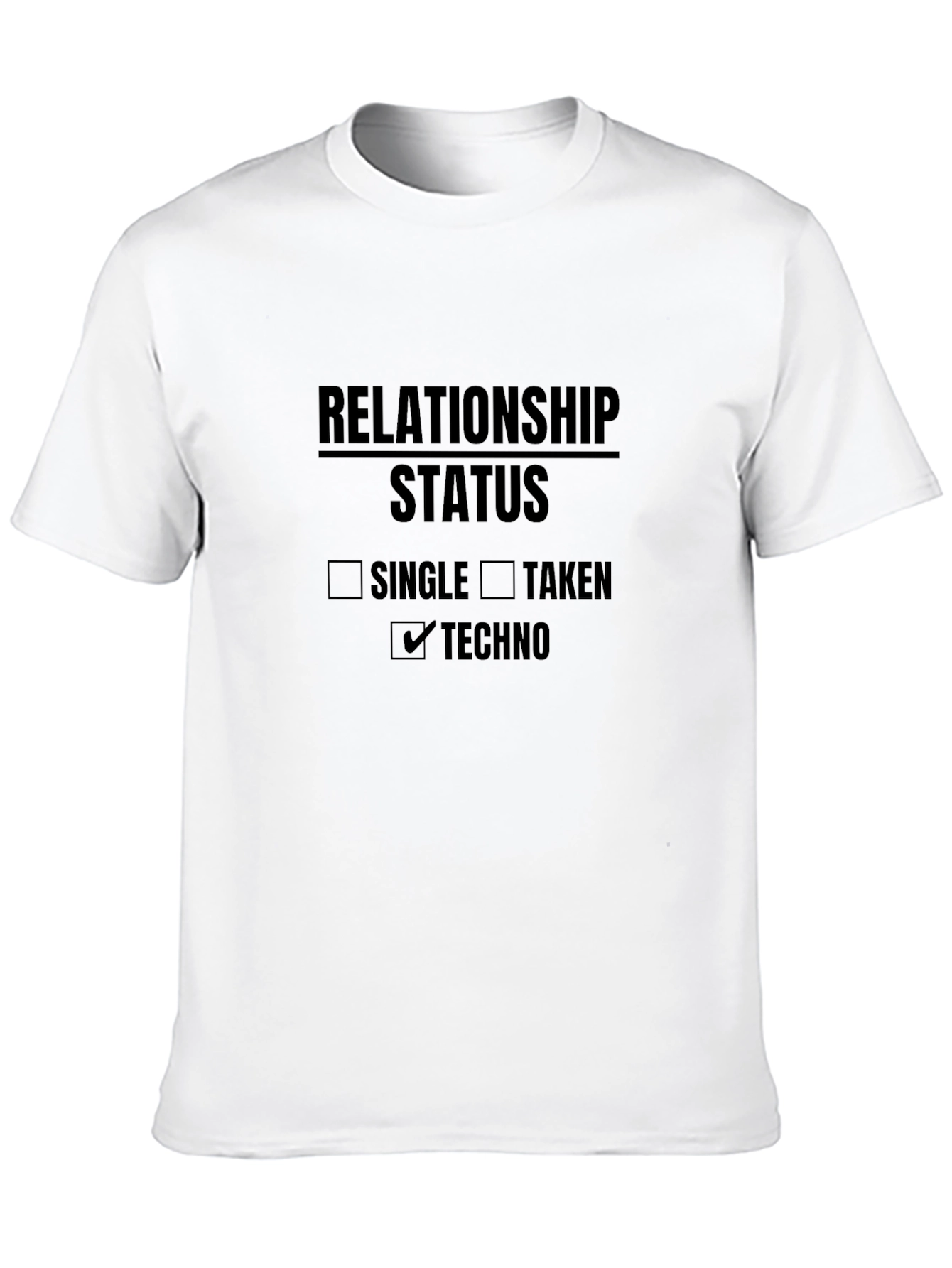 Black Relationship Status: Techno T-Shirt view 10