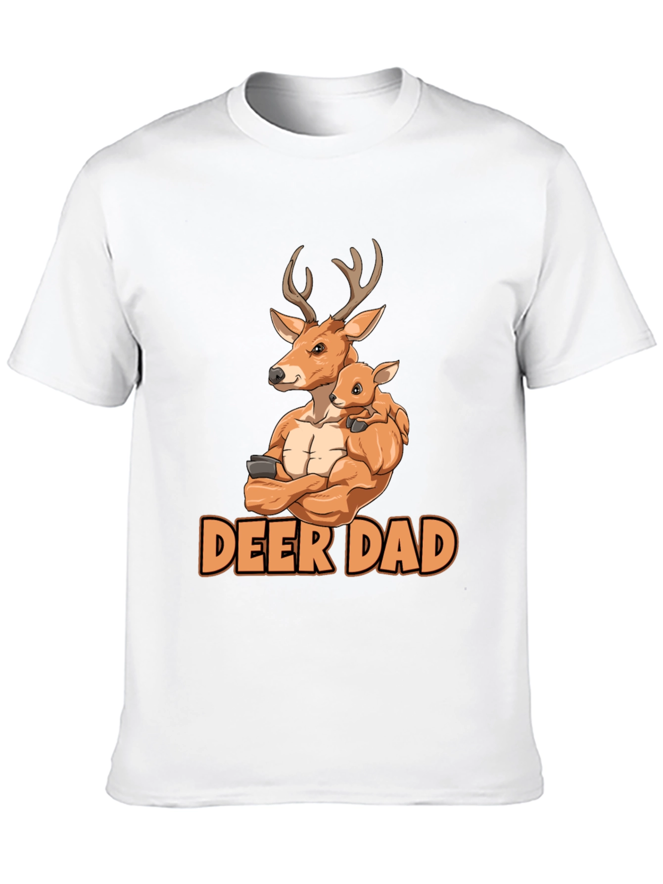 Black Deer Dad Graphic Tee - Father's Day Gift view 10