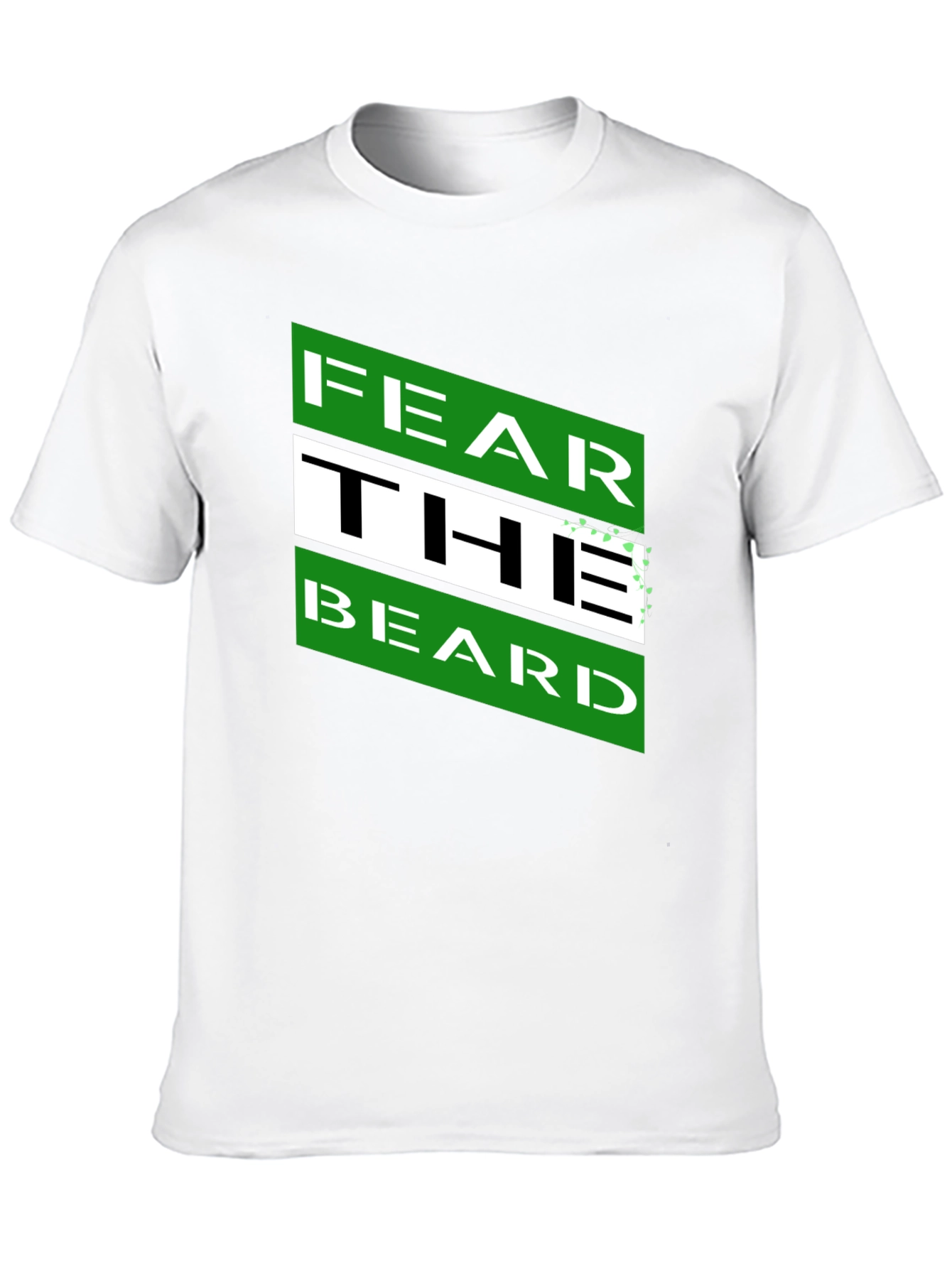 Black Fear The Beard Graphic Tee - Men's Short Sleeve T-Shirt view 10