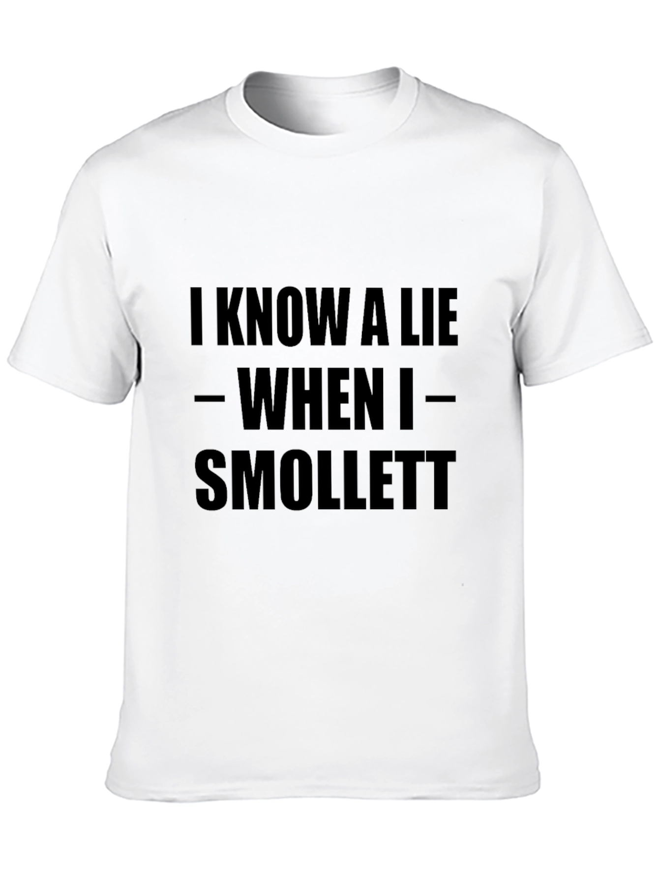 Black I Know a Lie - When I - Smollett Black T-Shirt view 10