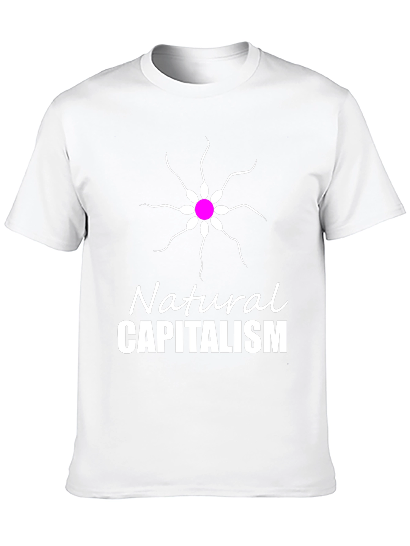 Black Natural Capitalism Graphic T-Shirt view 10