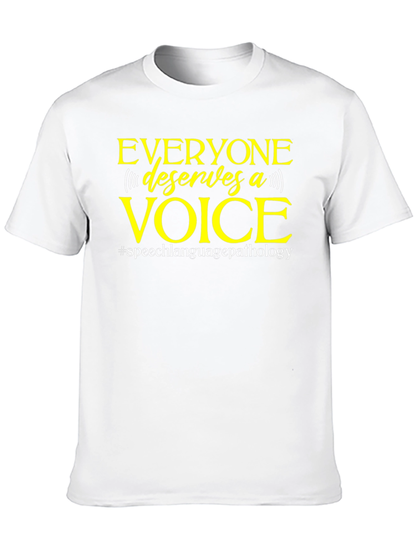 Black Everyone Deserves A Voice T-Shirt view 10