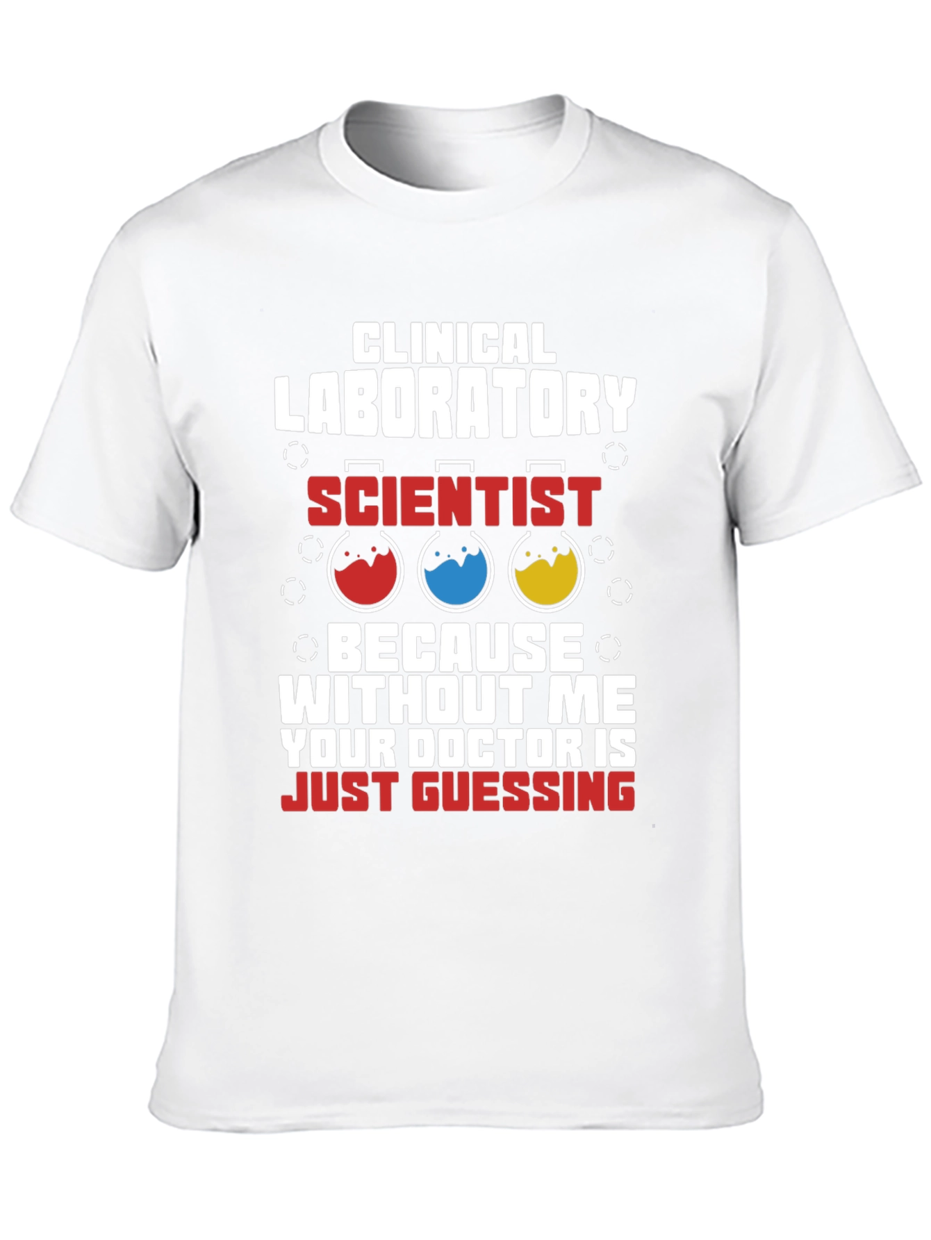 Black Clinical Lab Scientist T-Shirt - Doctor Guessing Humor view 10