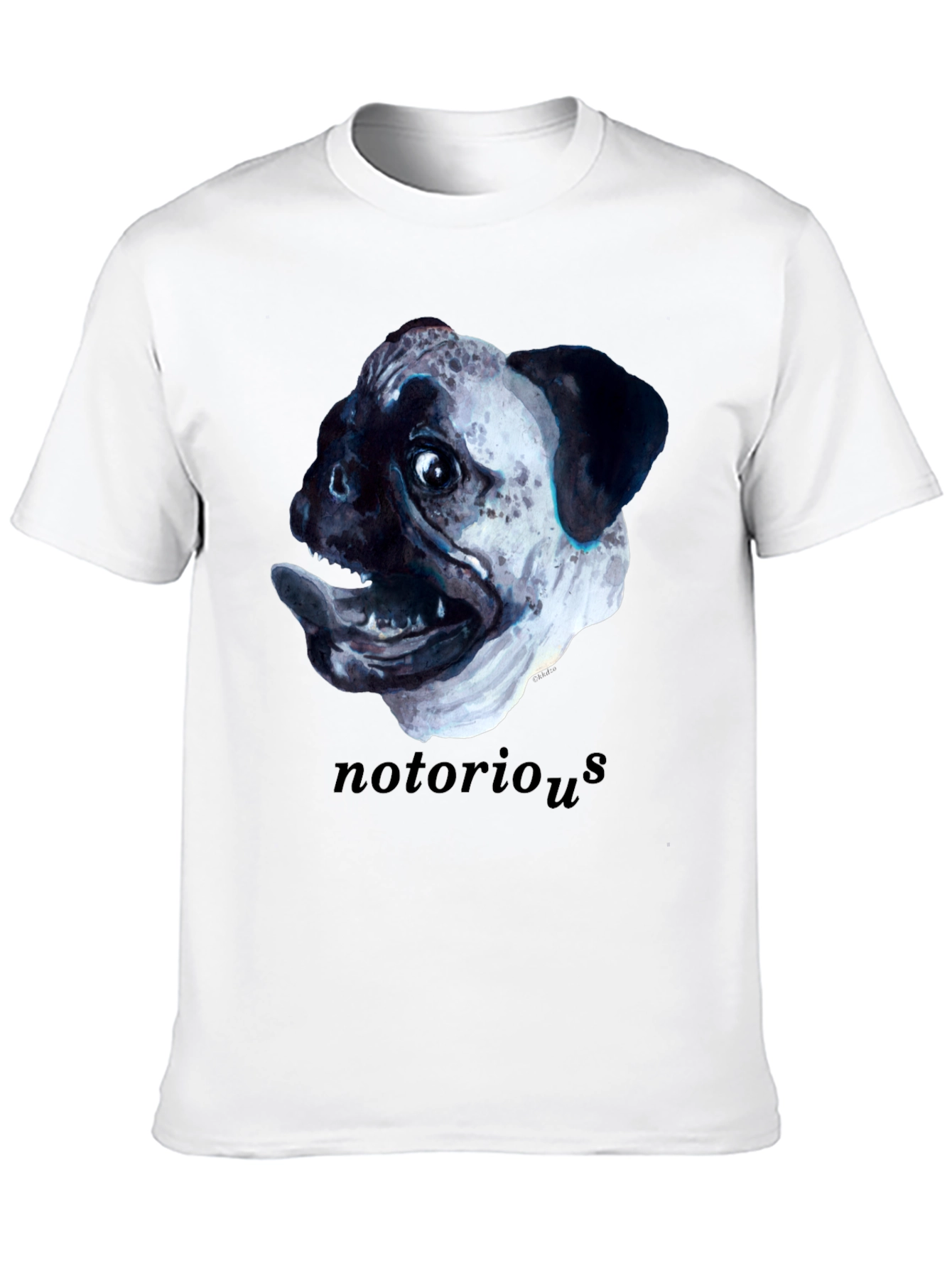 Black Notorious Pugs T-Shirt - Funny Dog Tee view 10