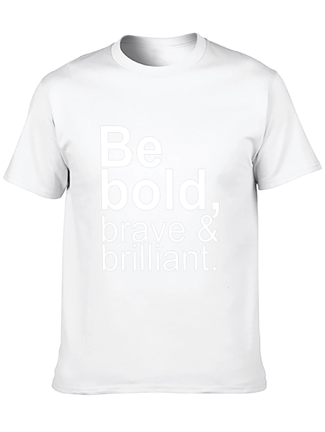 Be Bold Graphic Tee - Black Cotton Blend - 10