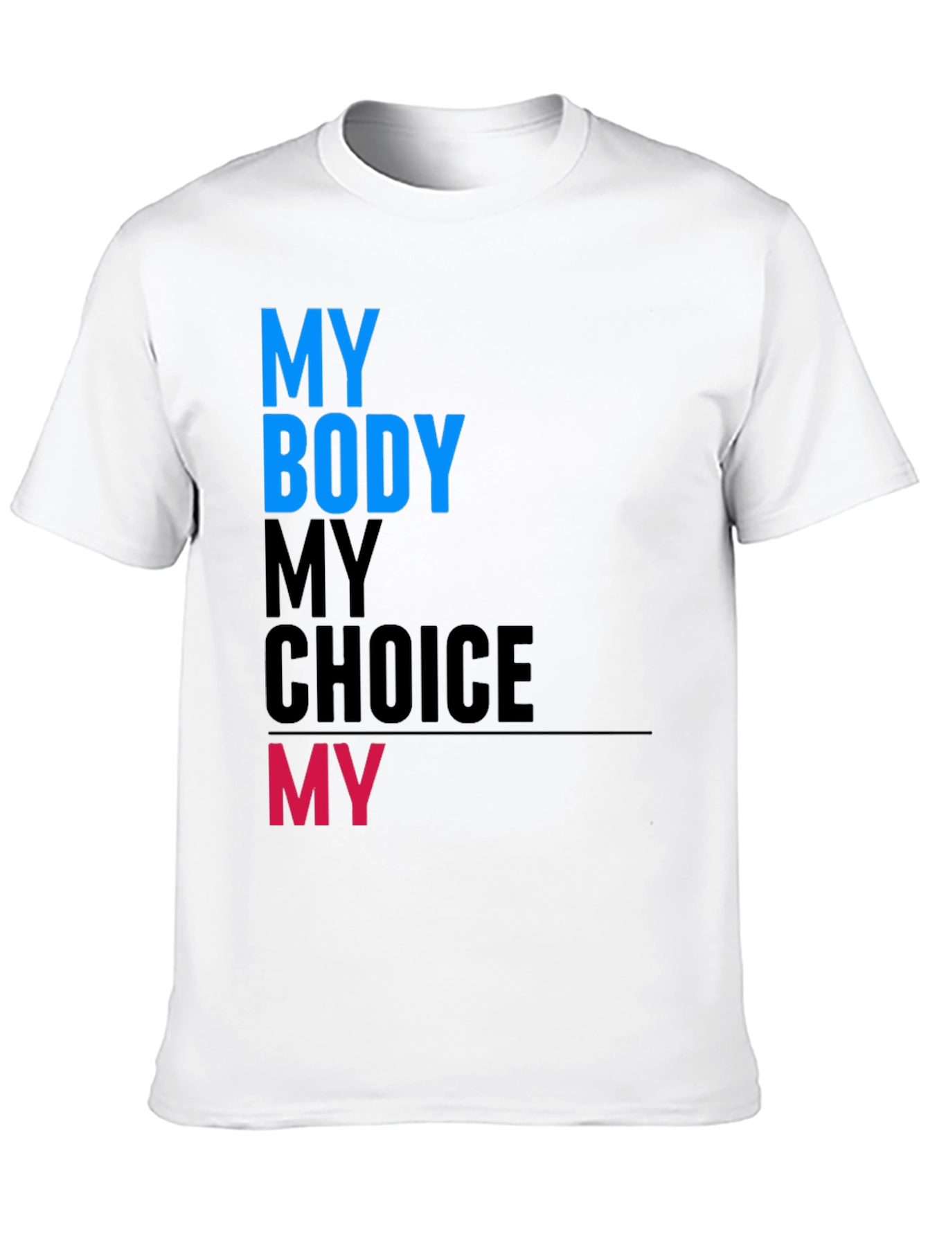 Black My Body My Choice Graphic Tee view 10