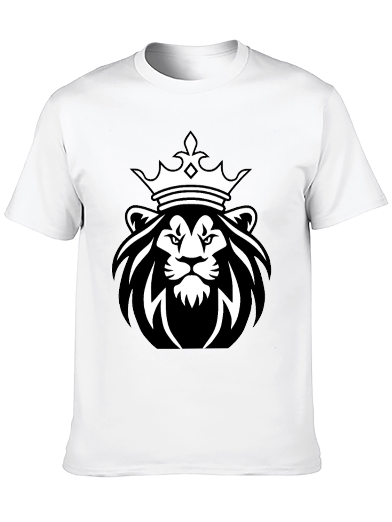 Black Lion King Graphic Tee - Black view 10