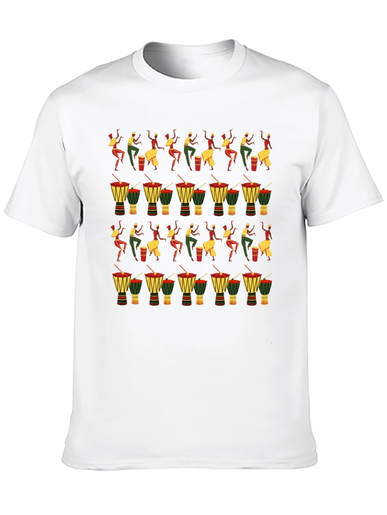 Black African Drummer Graphic Tee - Rhythm & Culture view 10