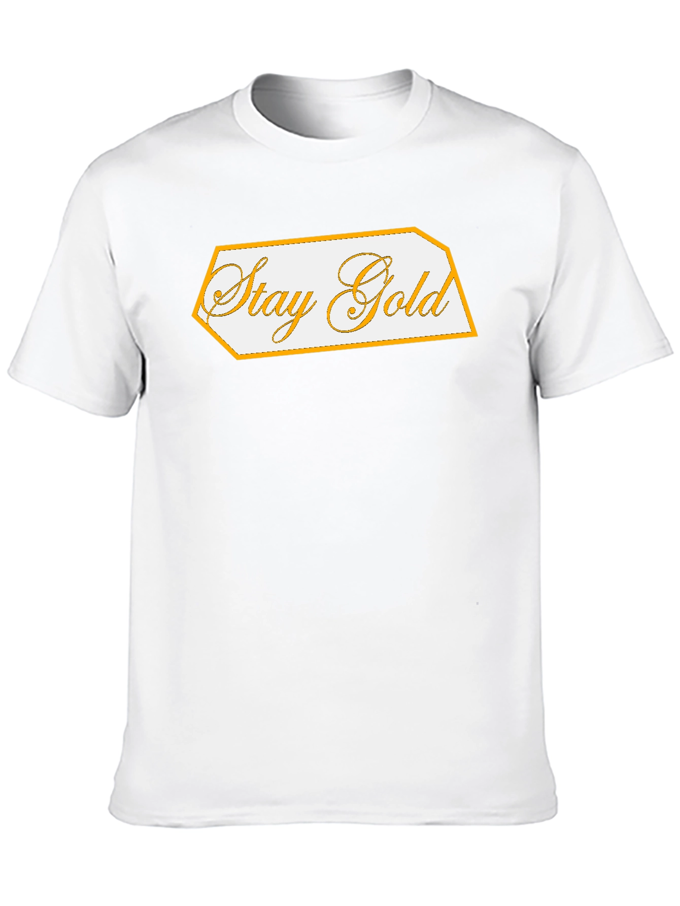 Black Stay Gold Graphic Tee - Classic Black view 10