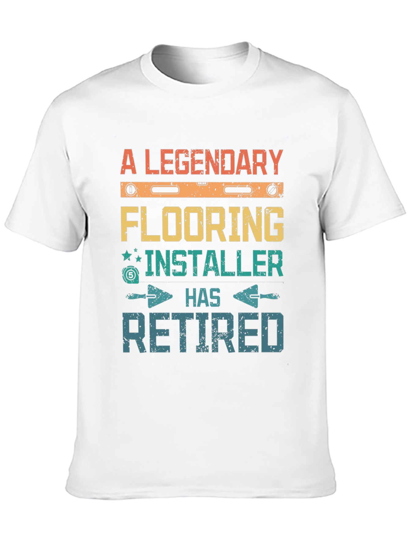 Black Retired Flooring Installer T-Shirt - Legendary view 10
