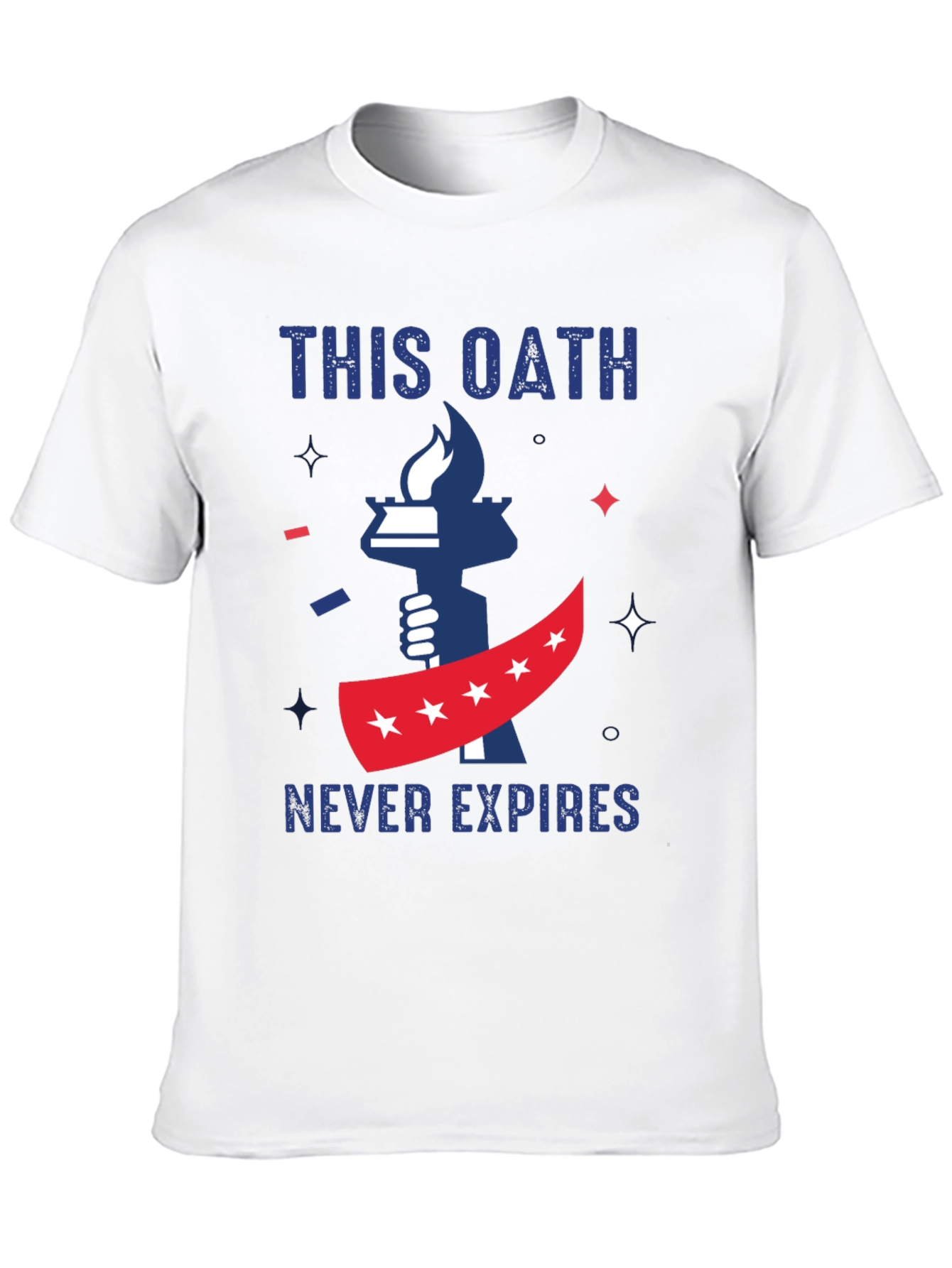 Black This Oath Never Expires Patriotic T-Shirt view 10