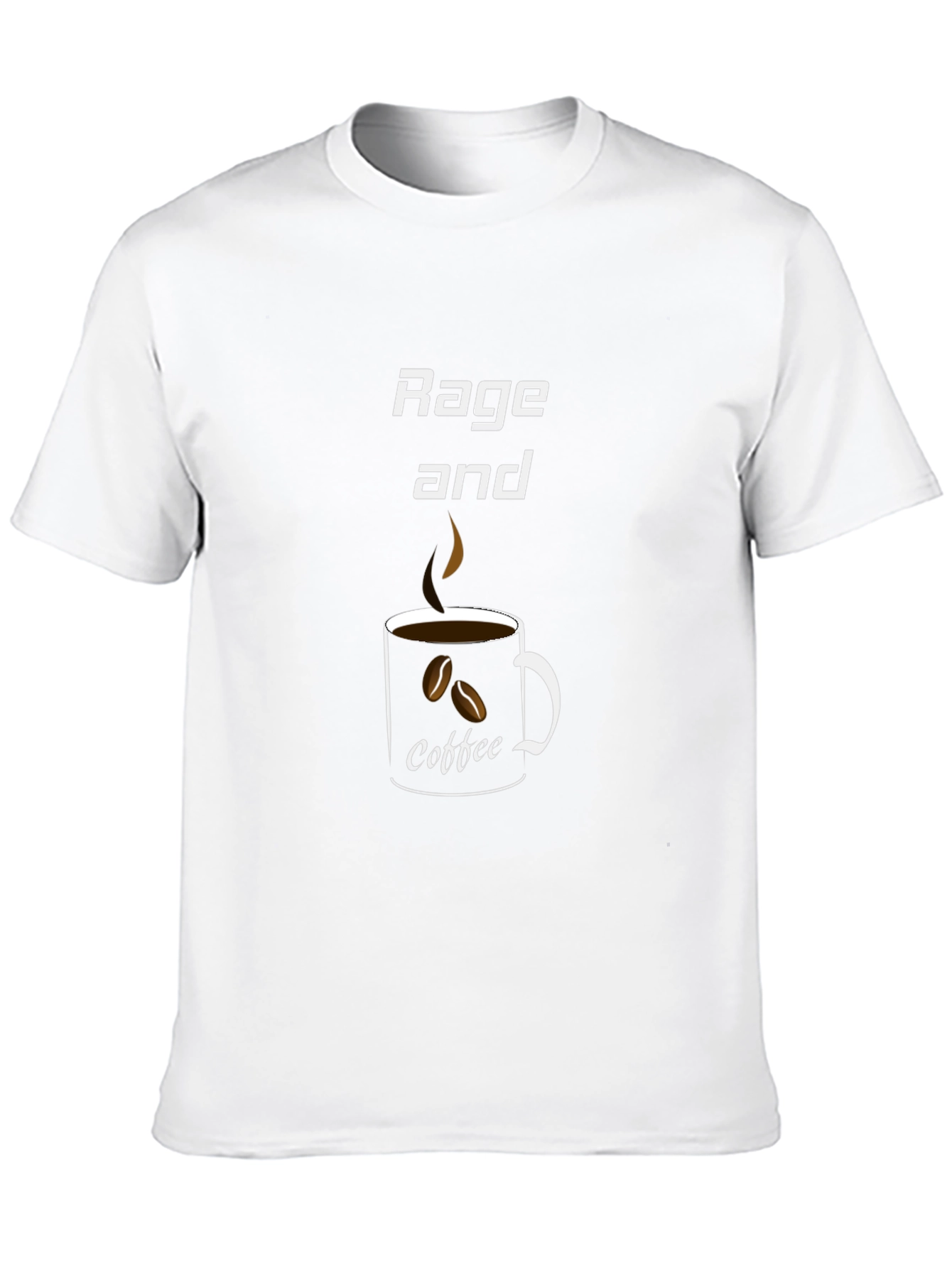 Black Rage and Coffee Graphic T-Shirt view 10