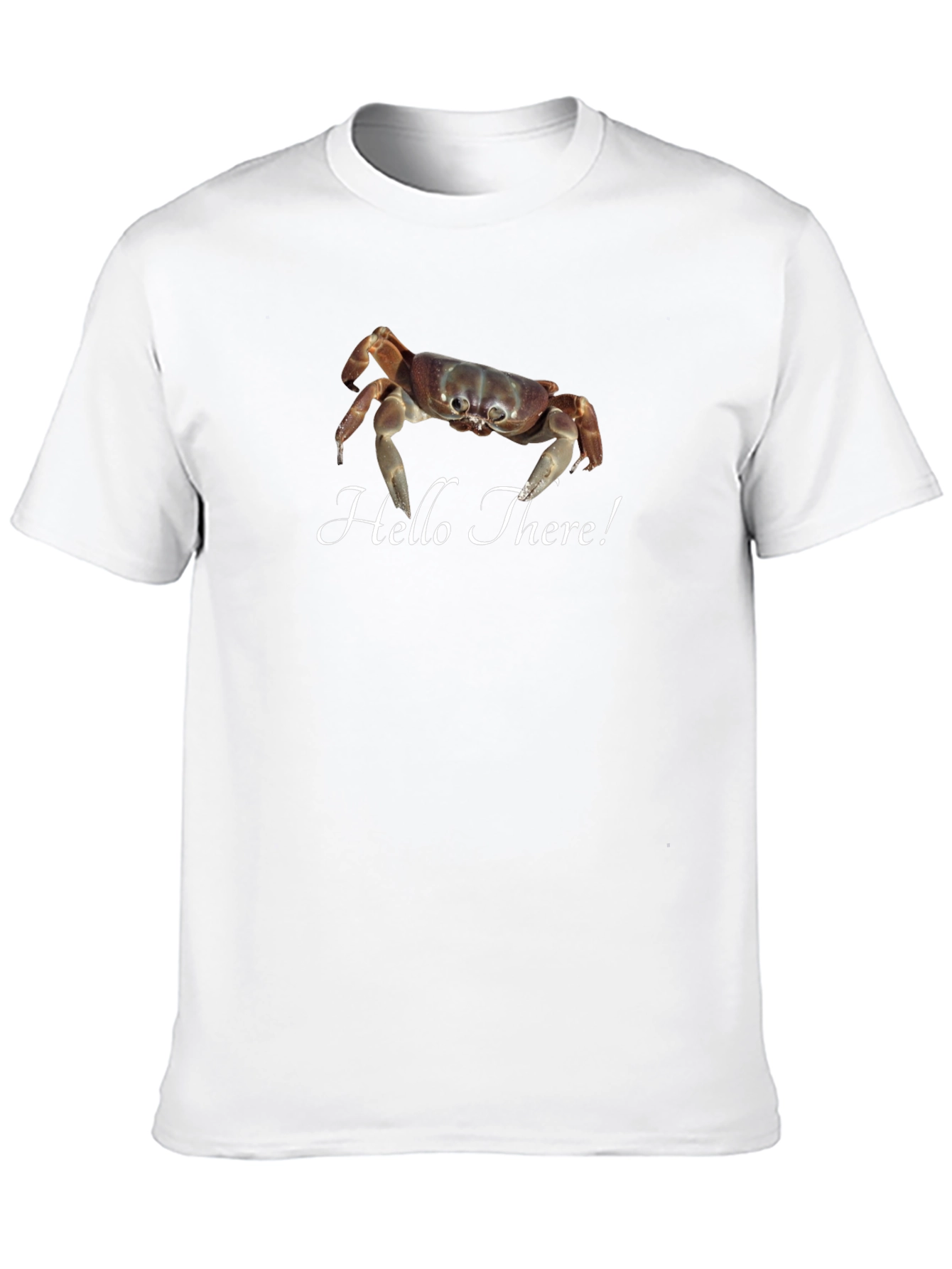 Black Hello There Crab T-Shirt - Unique Design view 10