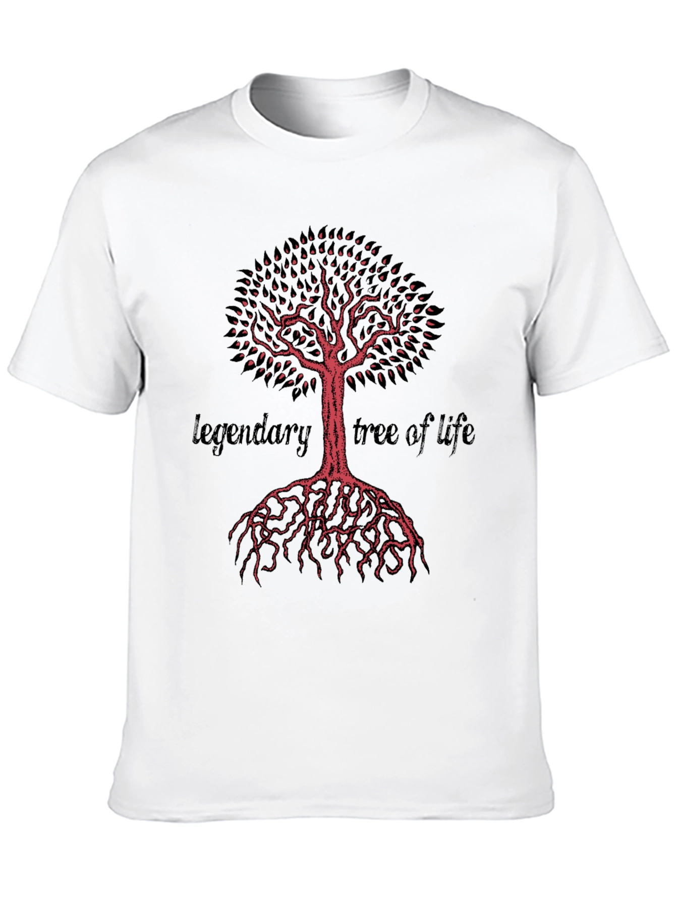 Black Legendary Tree of Life Graphic T-Shirt view 10