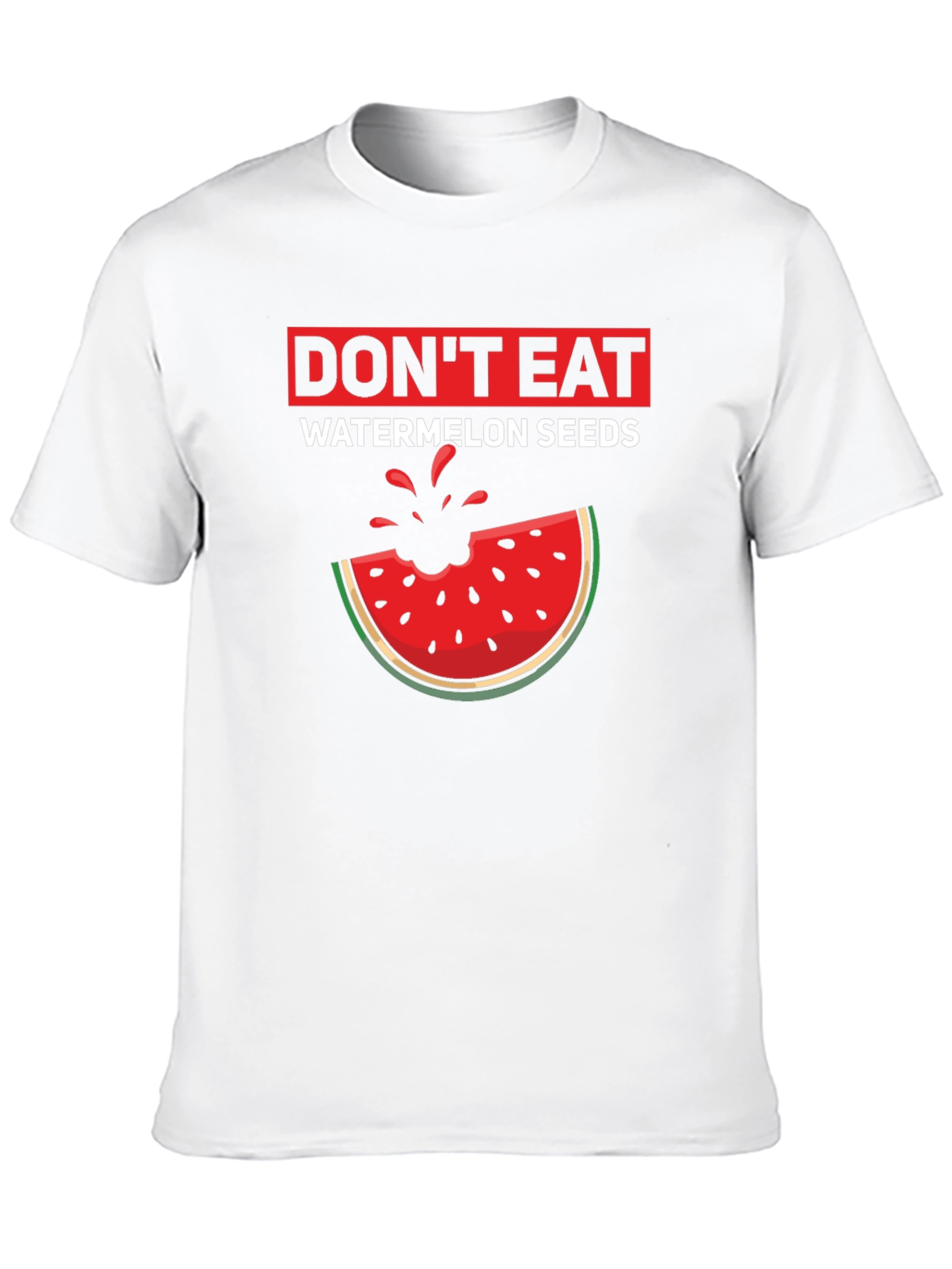 Black Don't Eat Watermelon Seeds Graphic T-Shirt view 10