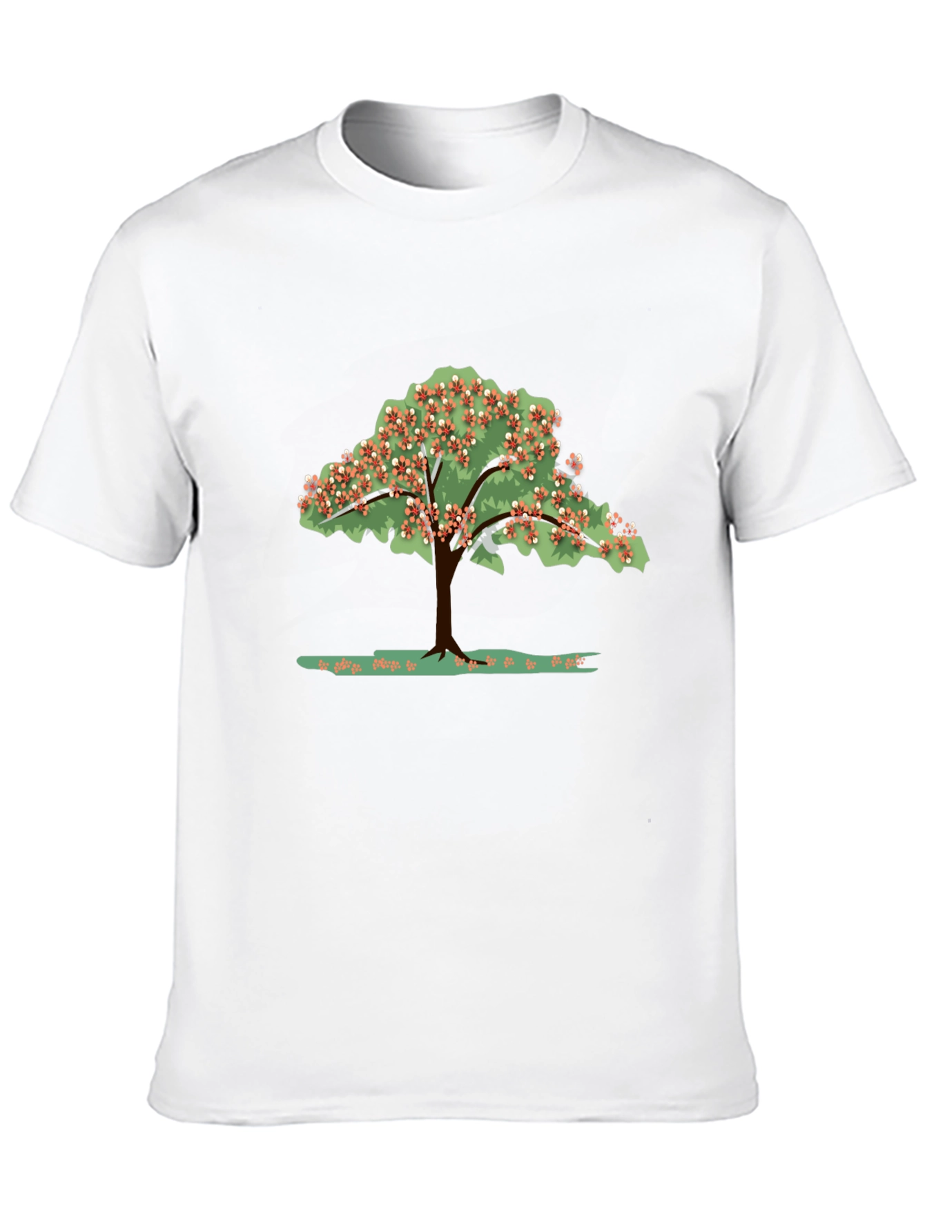 Black Nature Tree Graphic T-Shirt - Black view 10