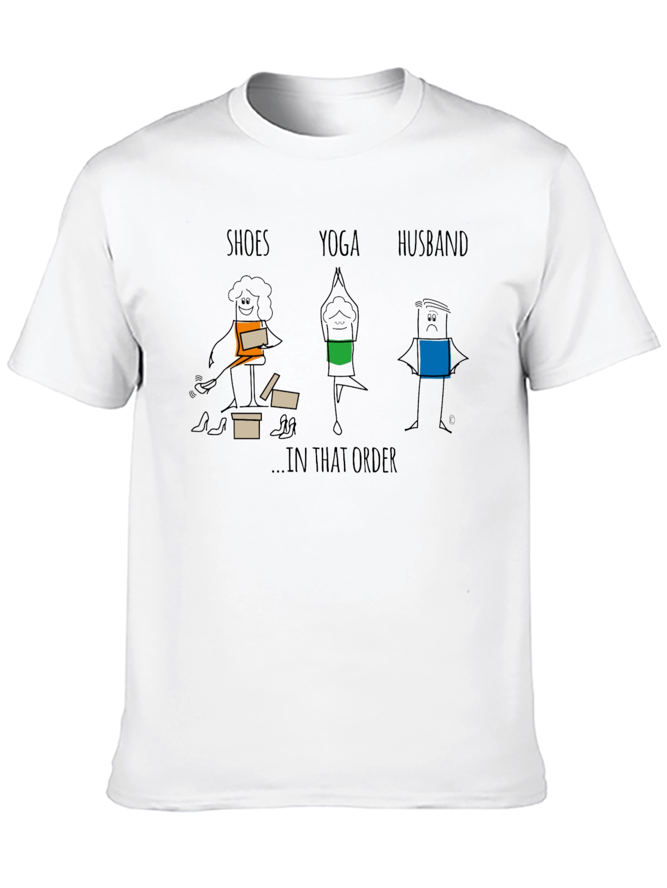 Black Shoes, Yoga, Husband T-Shirt - Black Graphic Tee view 10