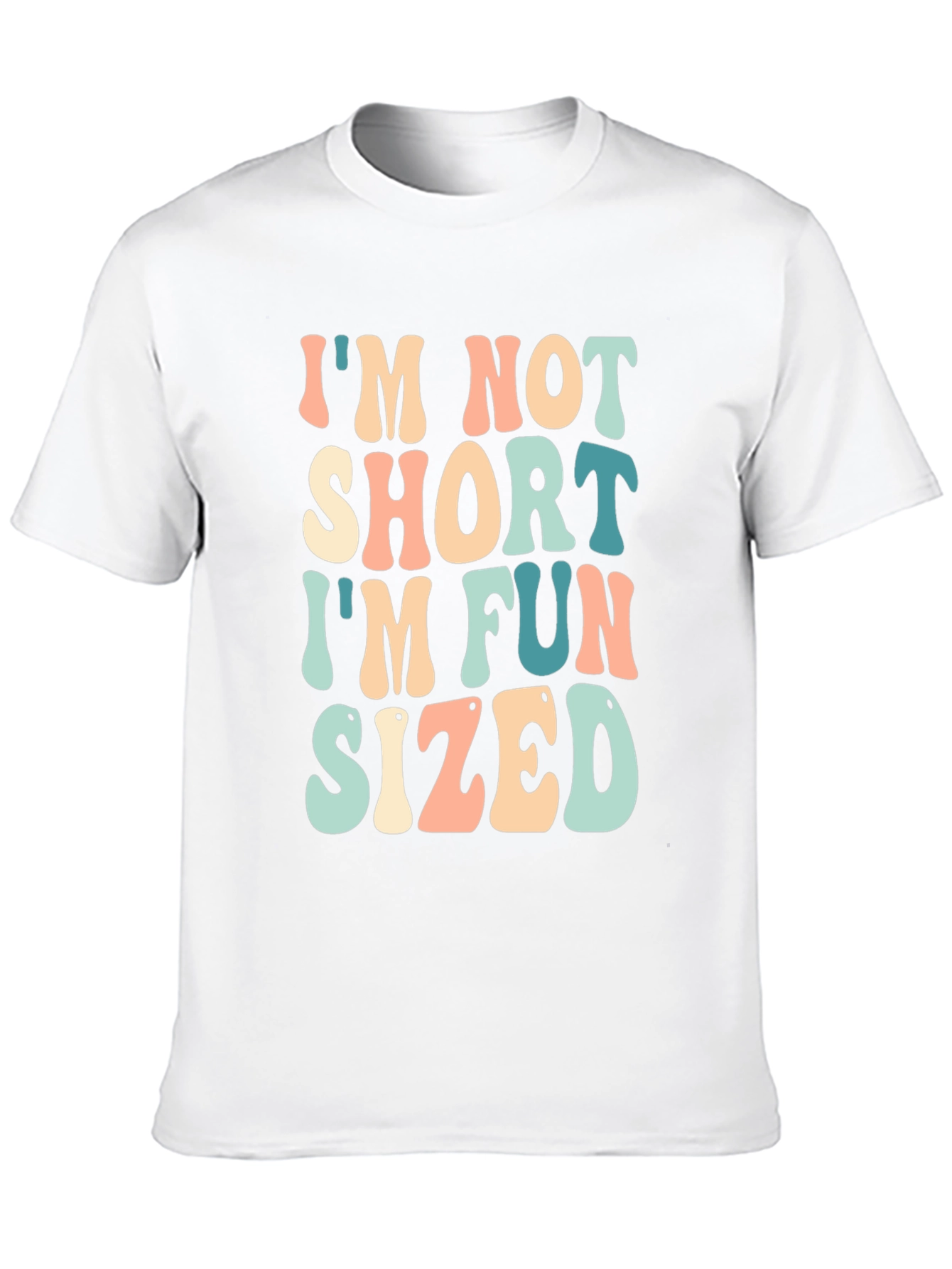 Black Fun Sized T-Shirt - I'm Not Short view 10