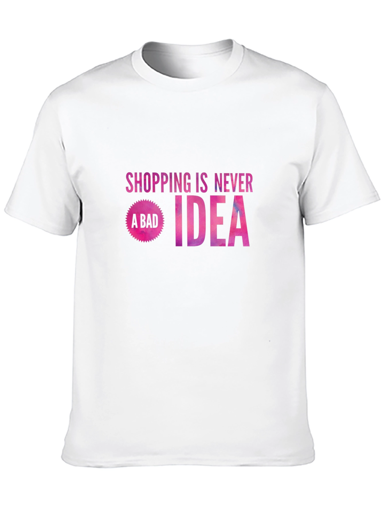 Black Shopping Is Never A Bad Idea Graphic Tee view 10