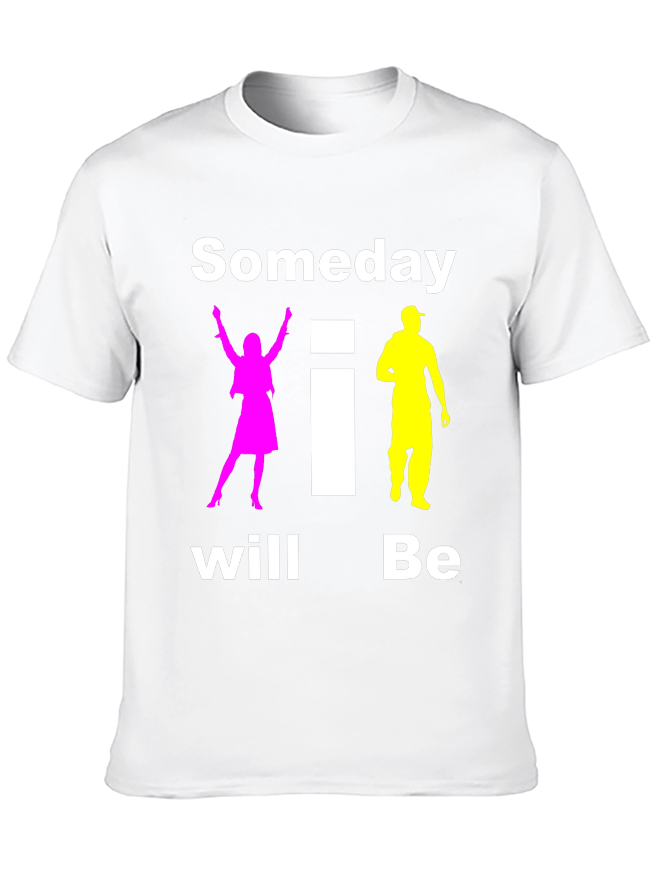 Black Someday I will Be T-Shirt Black Cotton view 10