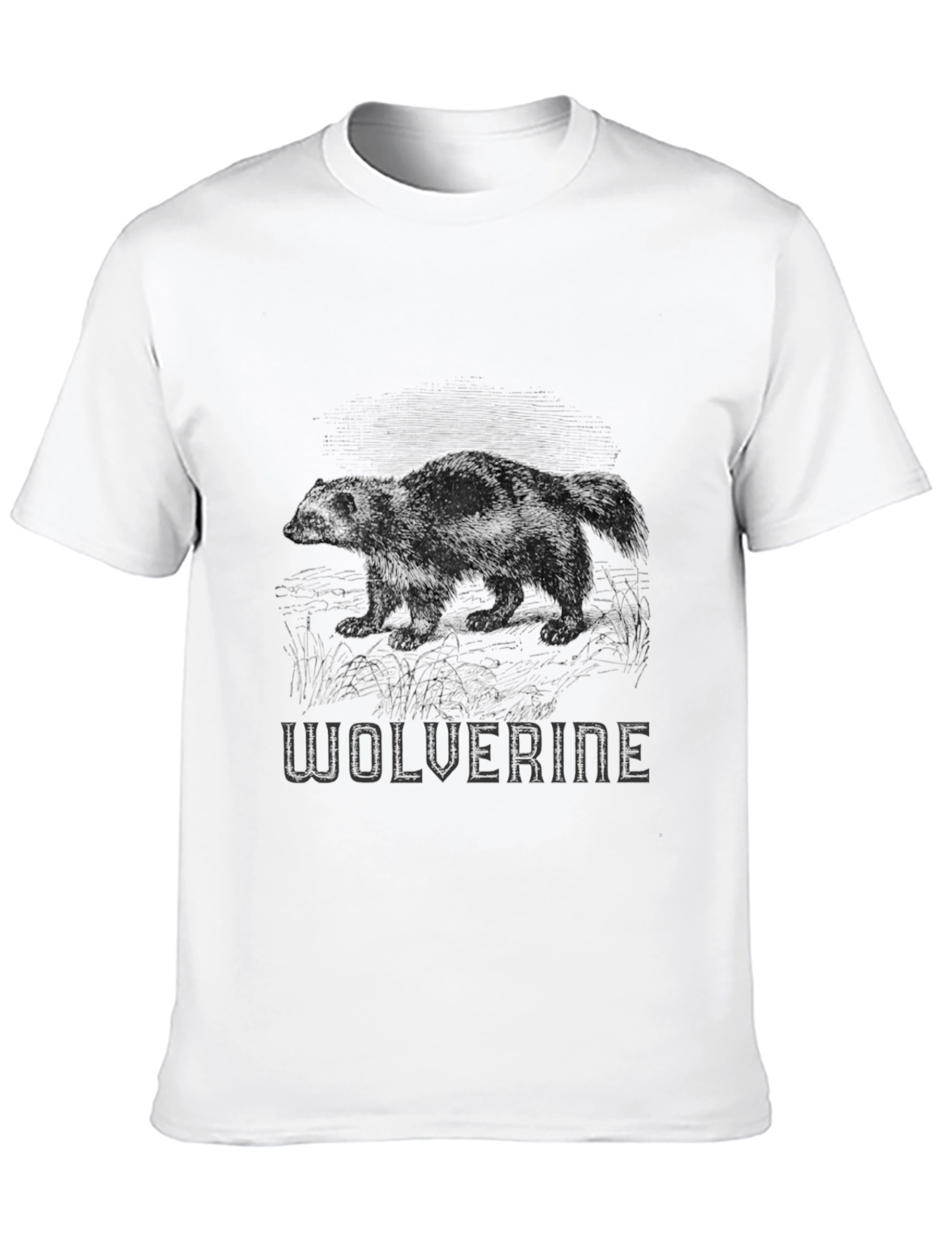 Black Wolverine Graphic Print Black T-Shirt view 10