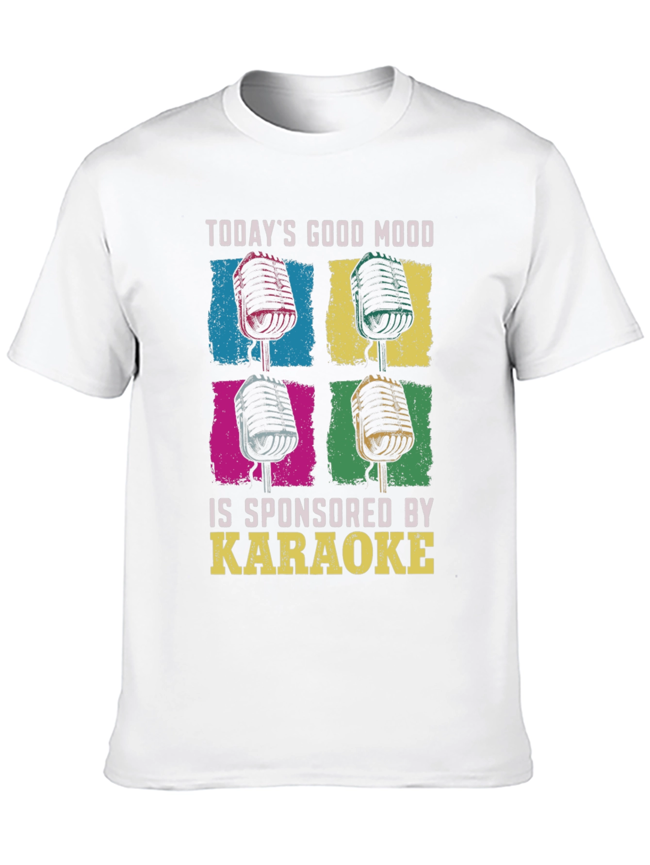 Black Karaoke Good Mood Graphic T-Shirt view 10