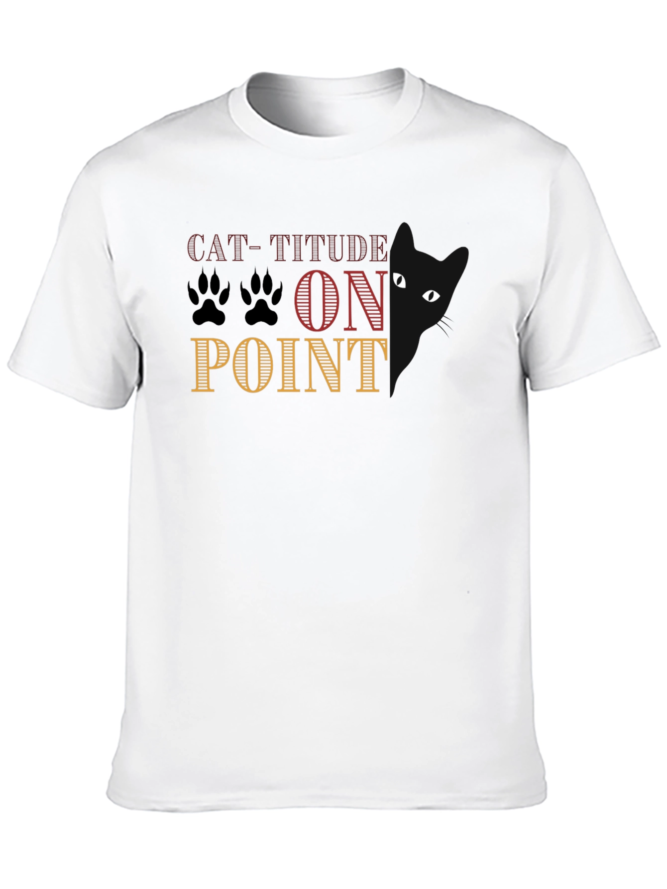 Black Cat-Titude On Point Graphic Tee view 10