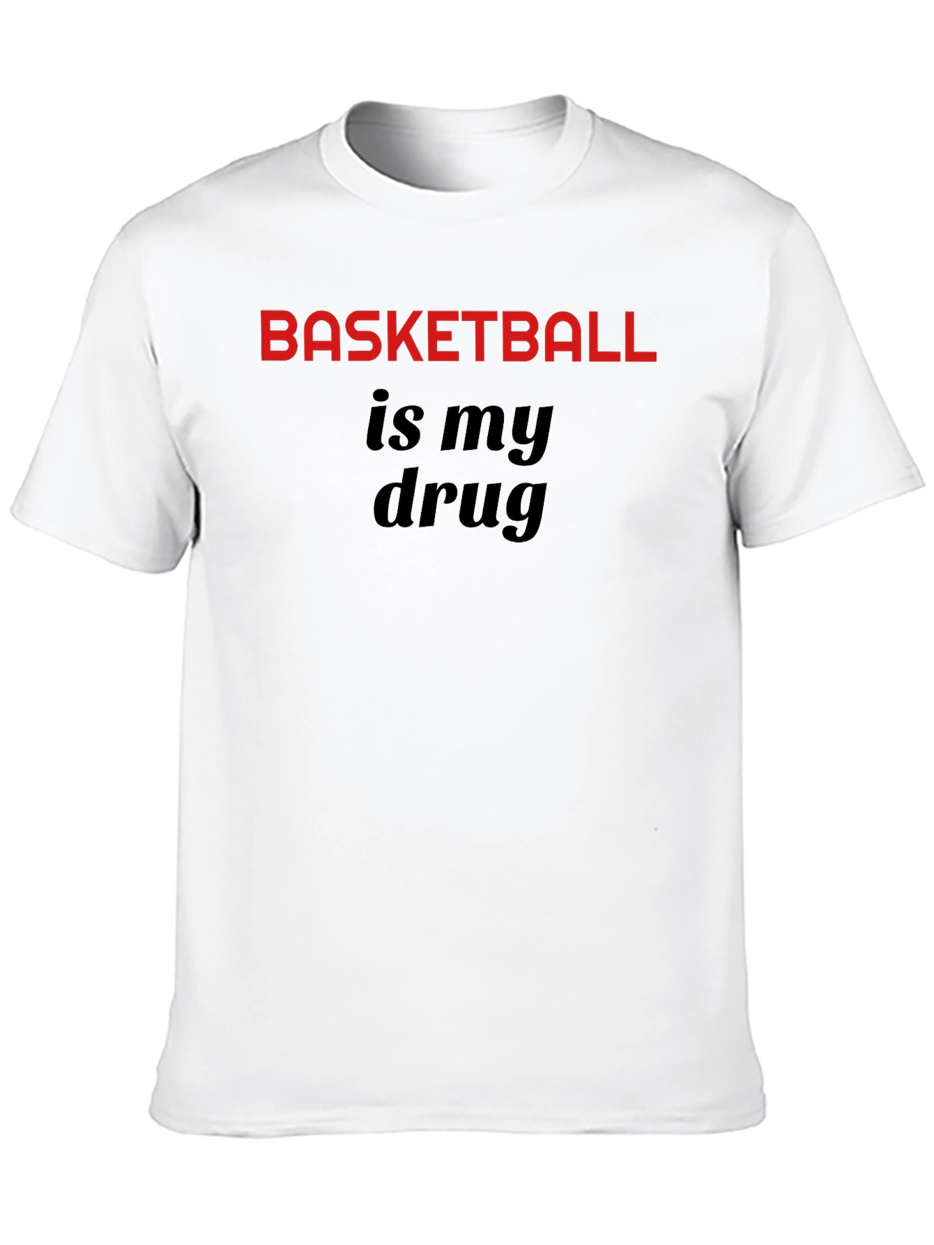 Black Basketball Is My Drug T-Shirt - Sport Fan Tee view 10