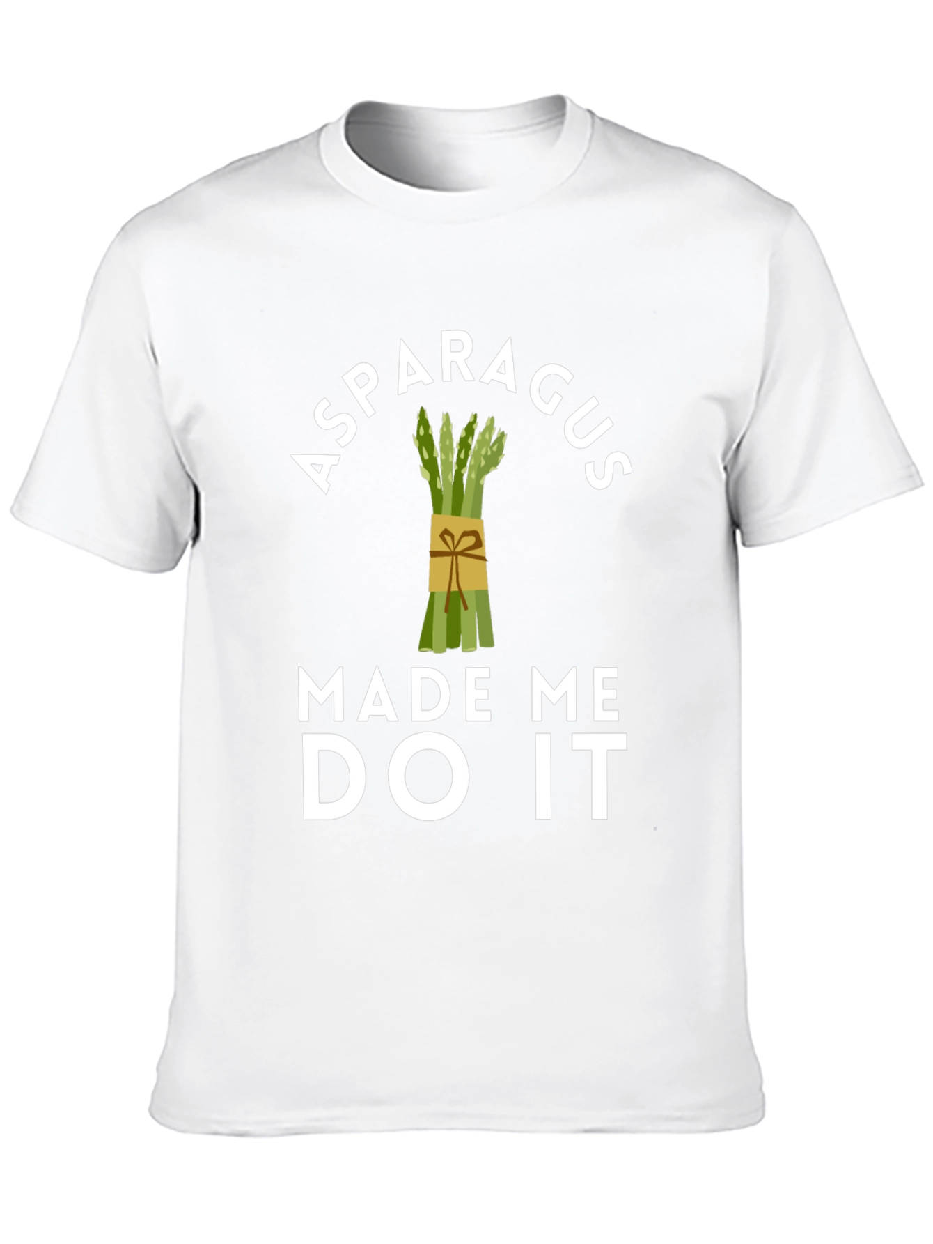 Black Asparagus Made Me Do It T-Shirt view 10