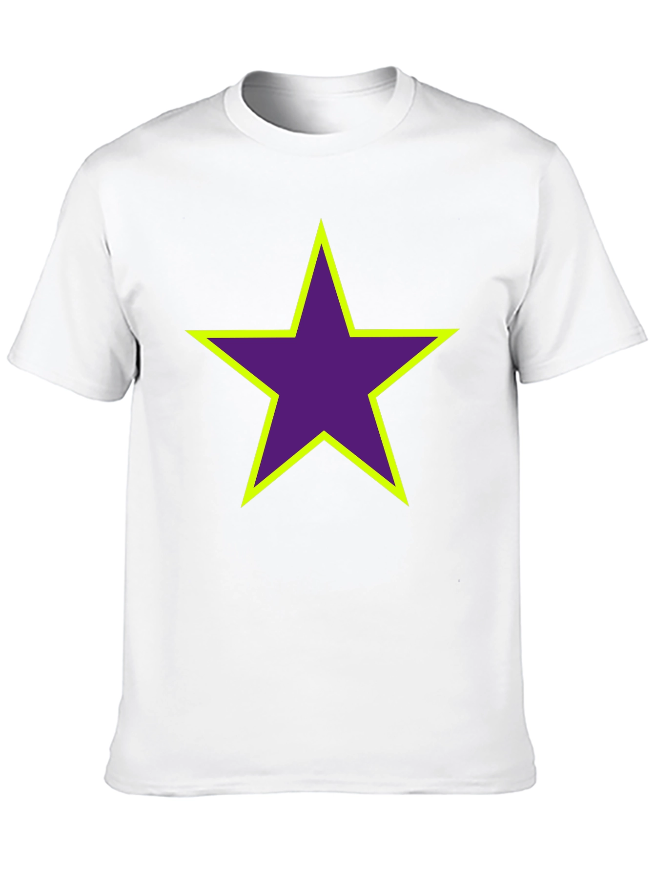 Black Bold Star Graphic T-Shirt view 10