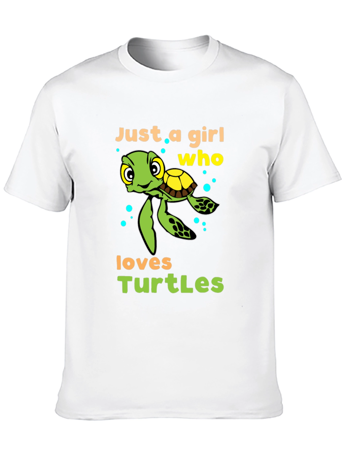 Black Girl Who Loves Turtles T-Shirt - Cute Sea Turtle Design view 10