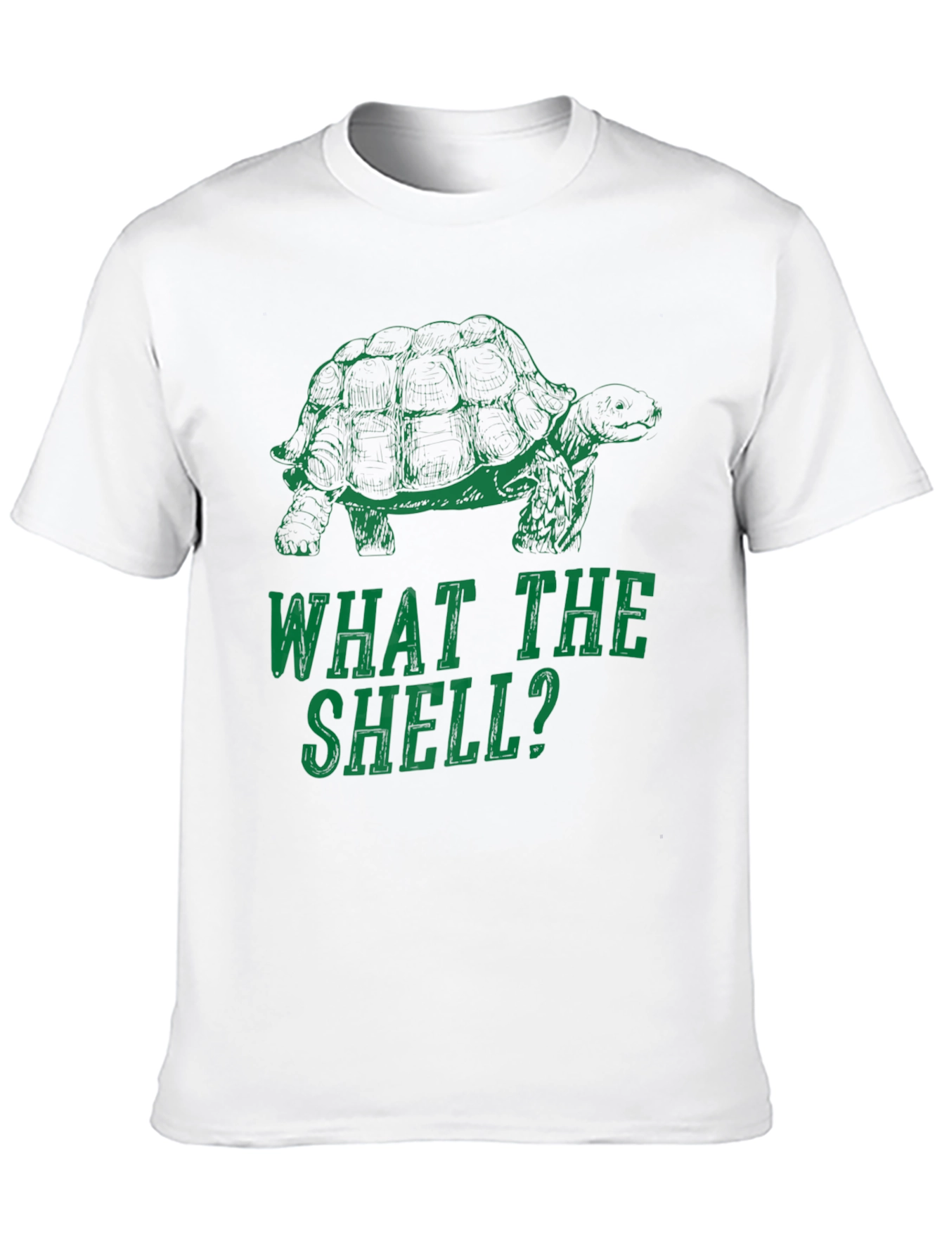 Black What the Shell? Turtle Graphic T-Shirt view 10