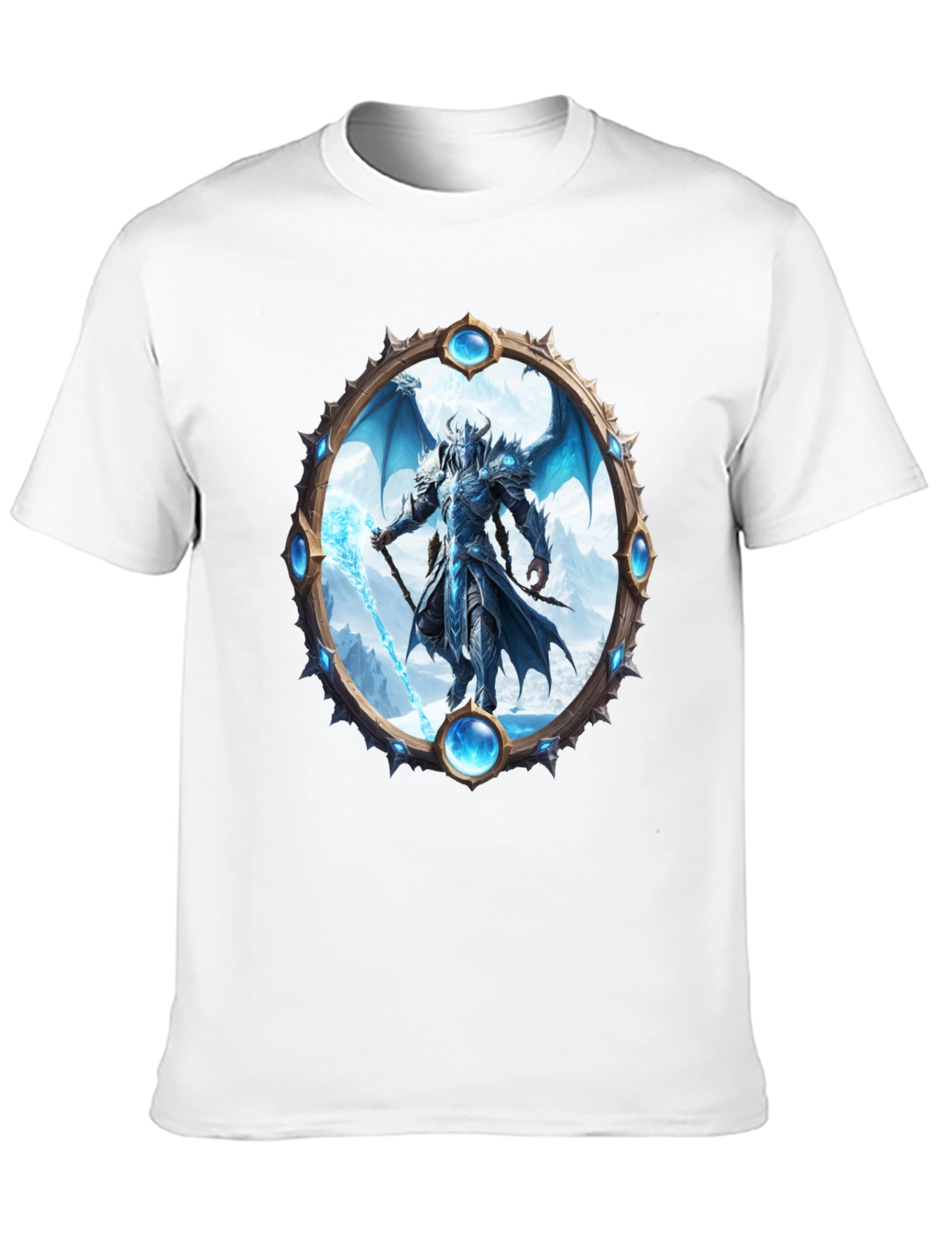 Black Dragon Knight Graphic Tee view 10