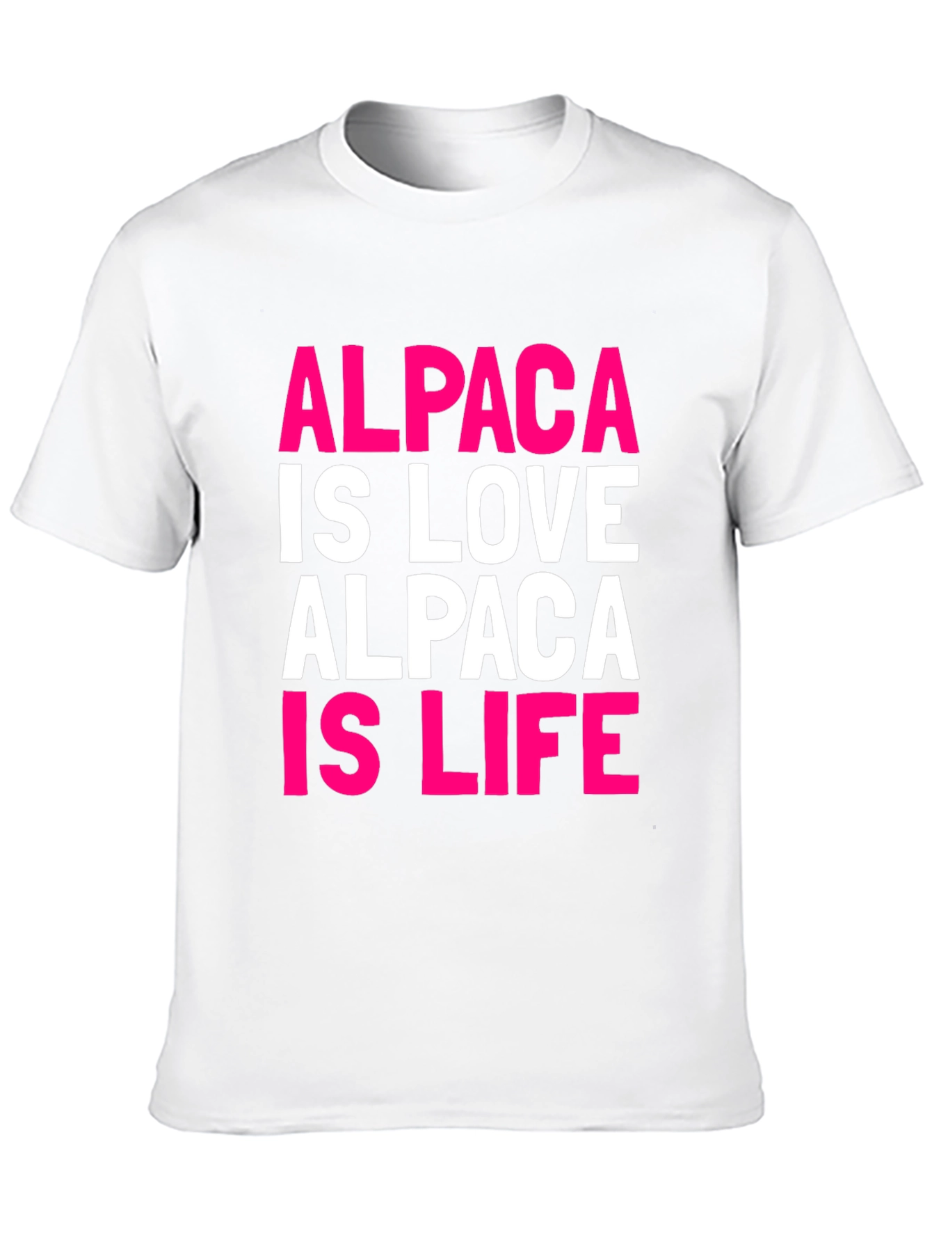 Black Alpaca Love T-Shirt - Trendy Graphic Tee view 10