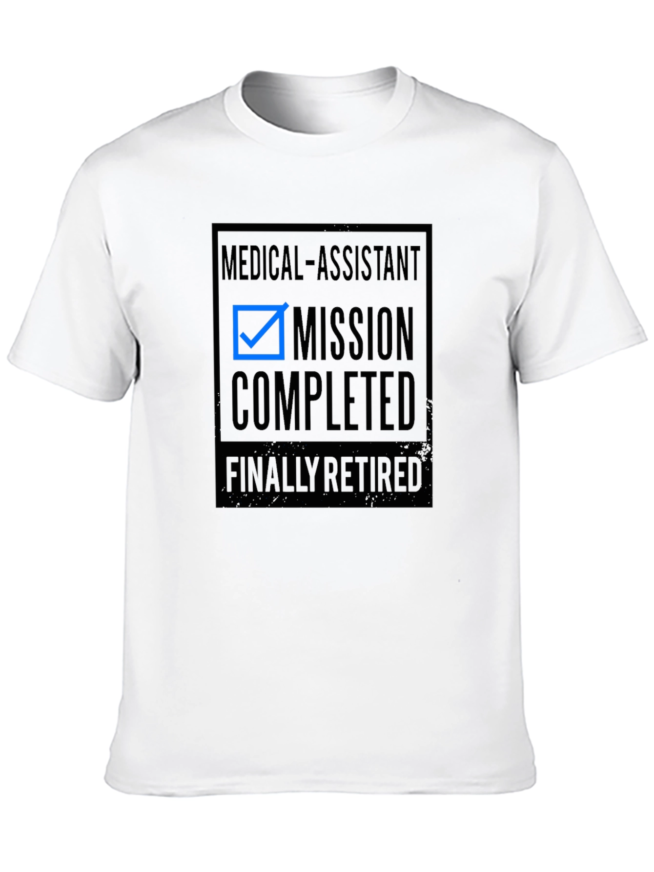 Black Medical Assistant Retirement T-Shirt view 10