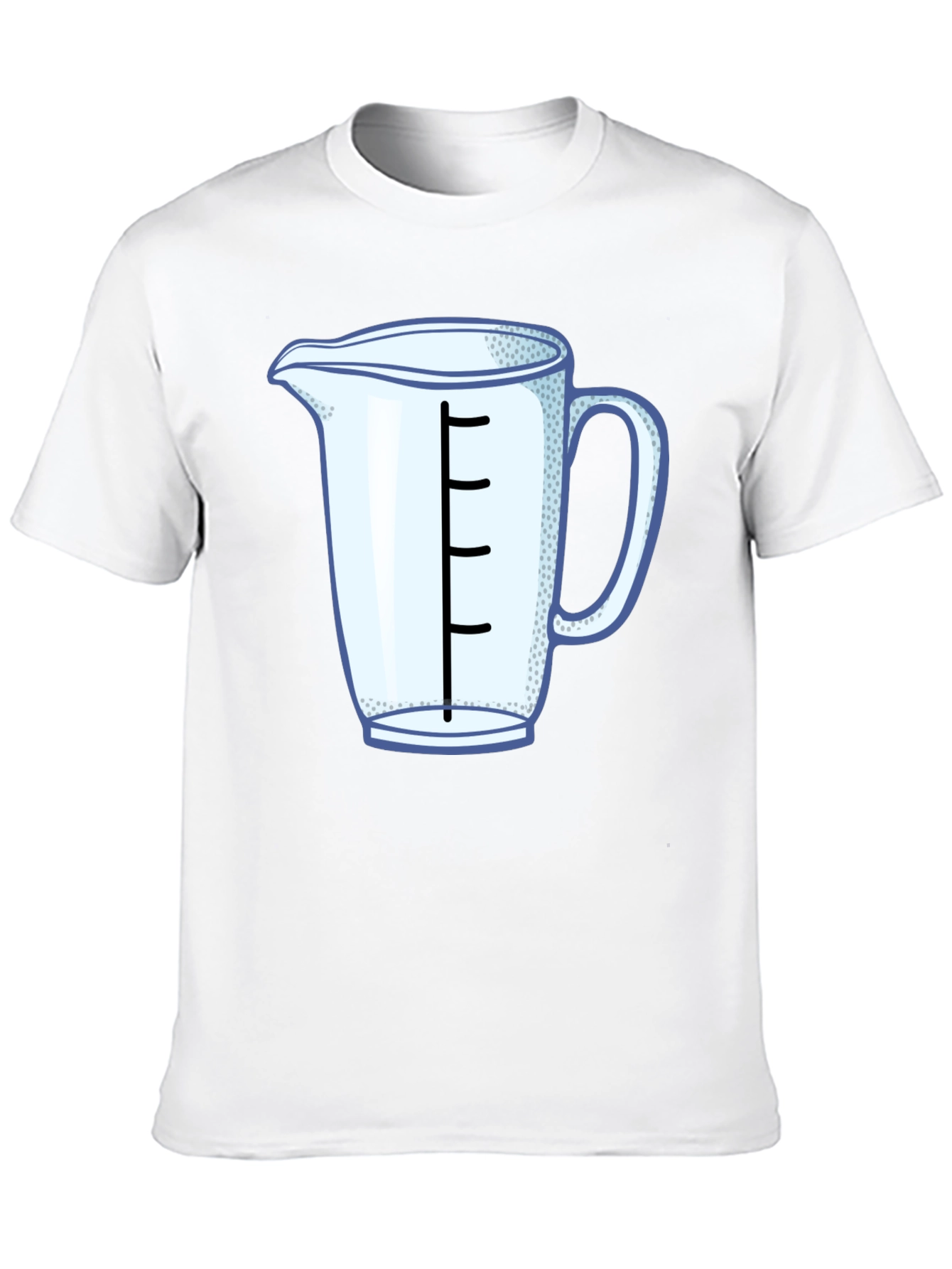 Black Measuring Cup Graphic T-Shirt view 10