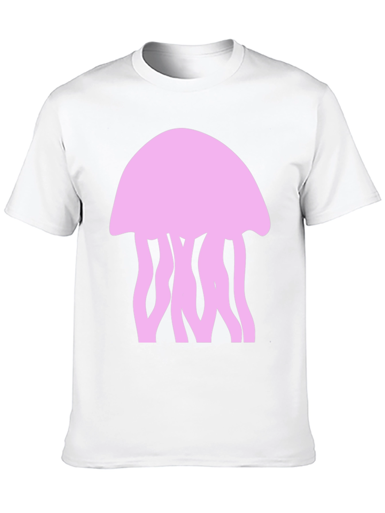 Black Jellyfish Graphic Tee - Black Cotton T-Shirt view 10