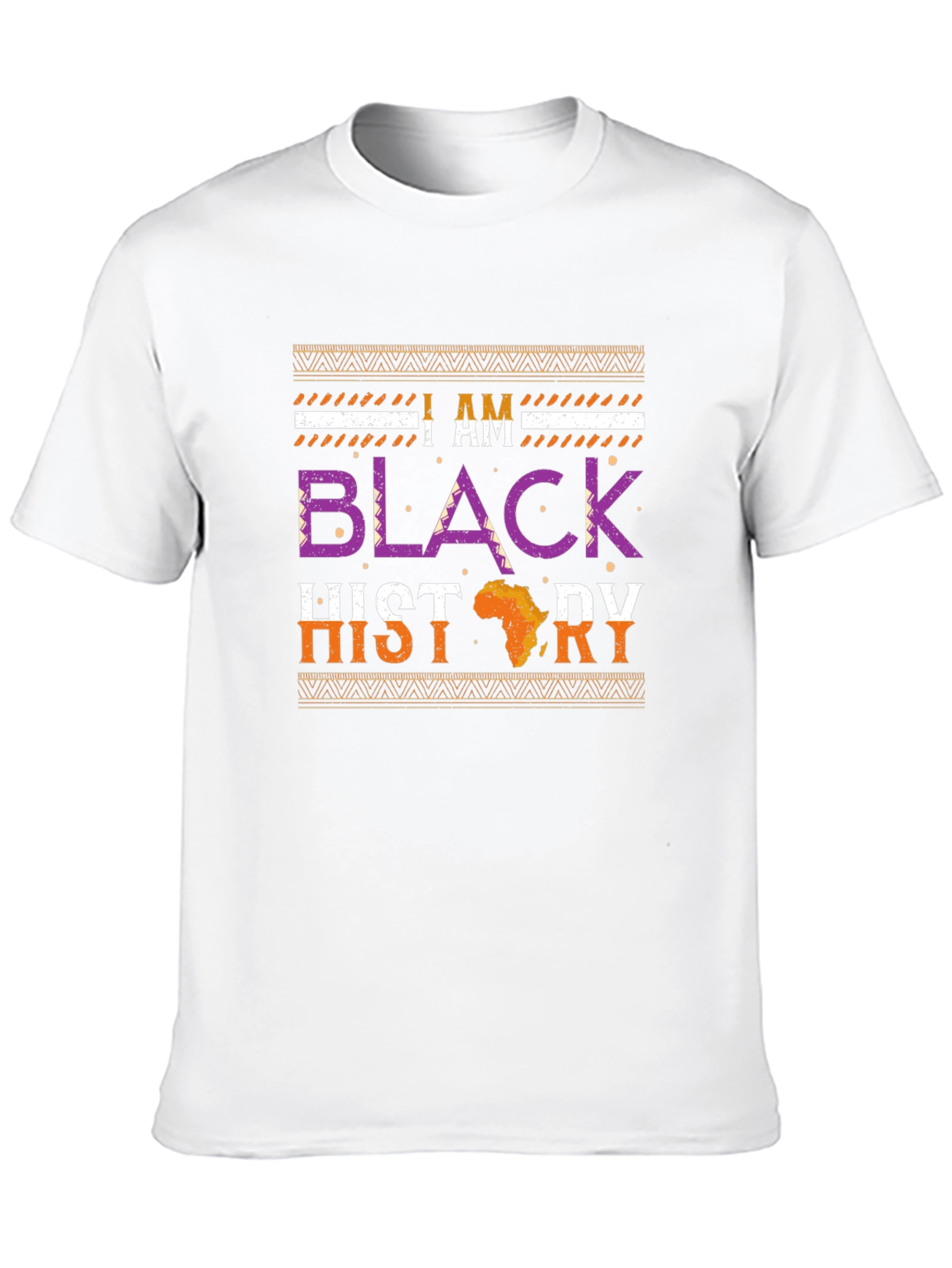 Black I Am Black History T-Shirt view 10